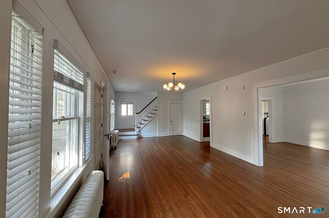 Spacious and beautifully maintained Colonial set on a peaceful cul de sac in the desirable Brooklawn section of Bridgeport.
