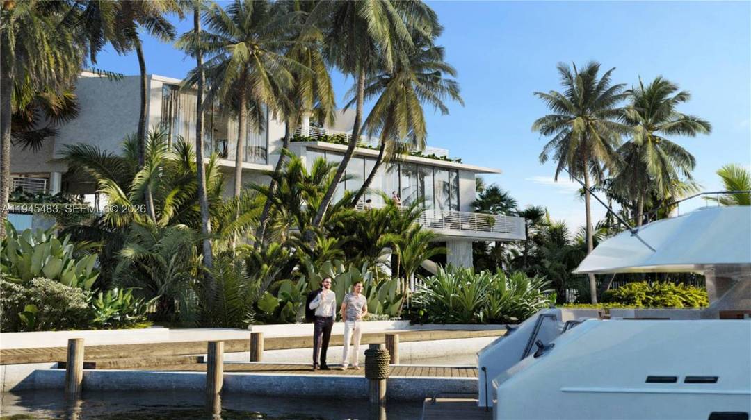 Villa Nova is a newly constructed waterfront residence defined by clean modern architecture and seamless connections to Biscayne Bay.