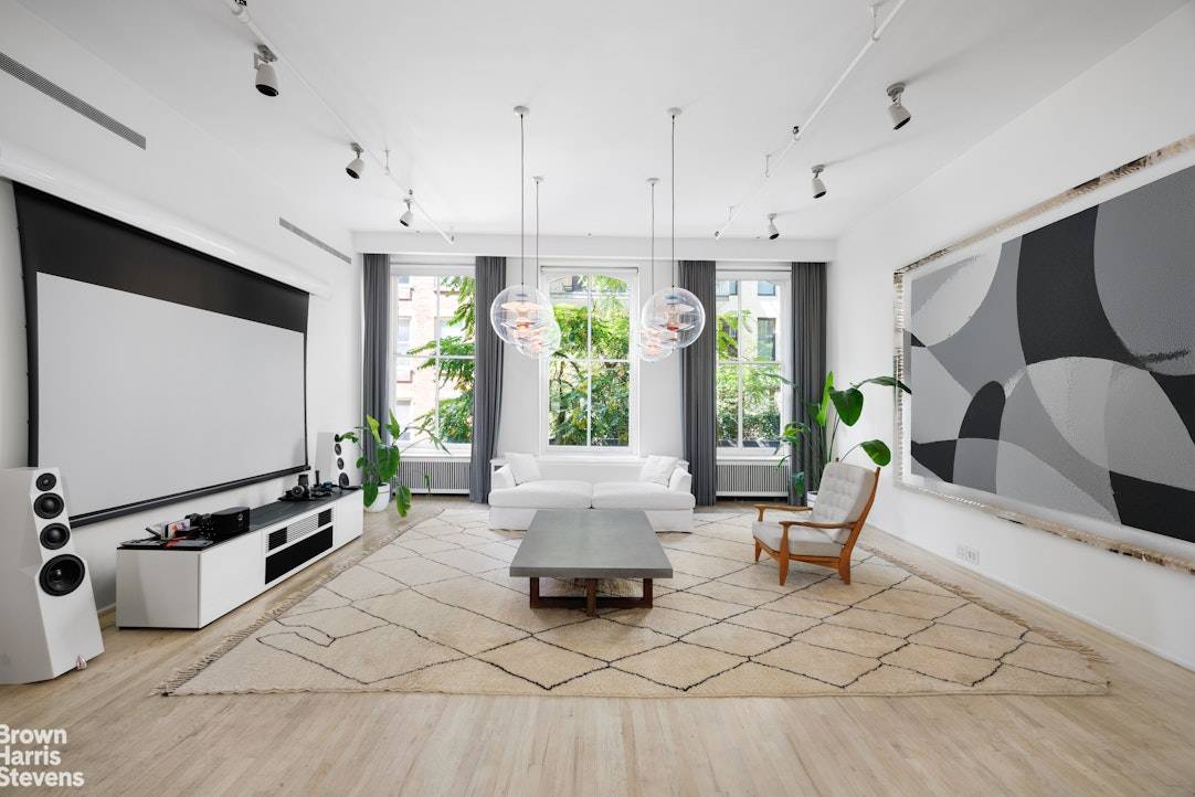Located on the coveted cobblestone block of Greene Street in the heart of SoHo, this super cool and expansive over 3, 700 square foot loft condominium offers a rare combination ...