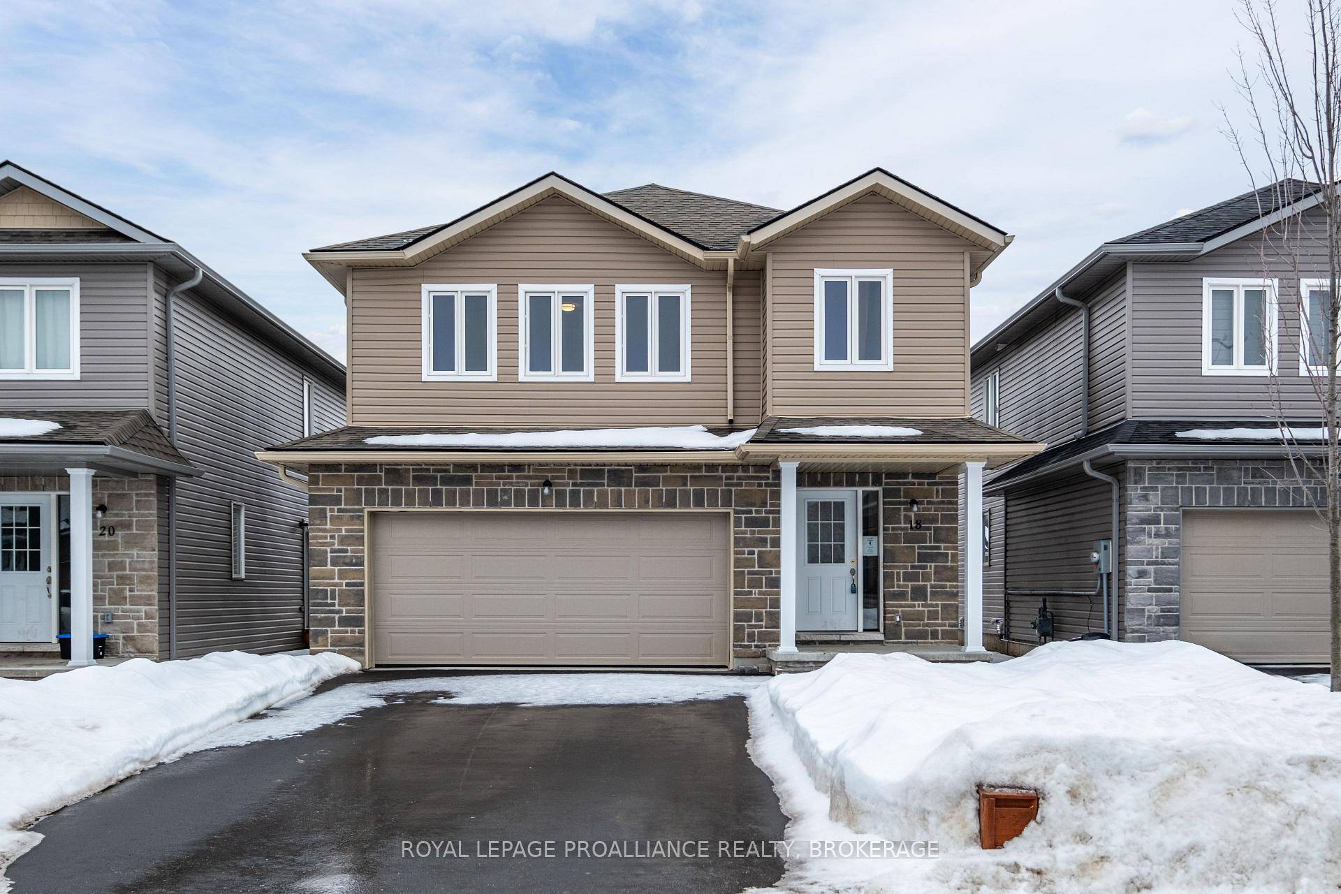 Recently constructed sprawling two storey in a new subdivision just a short drive to the 401 amp ; less than 15 minutes to Kingston.