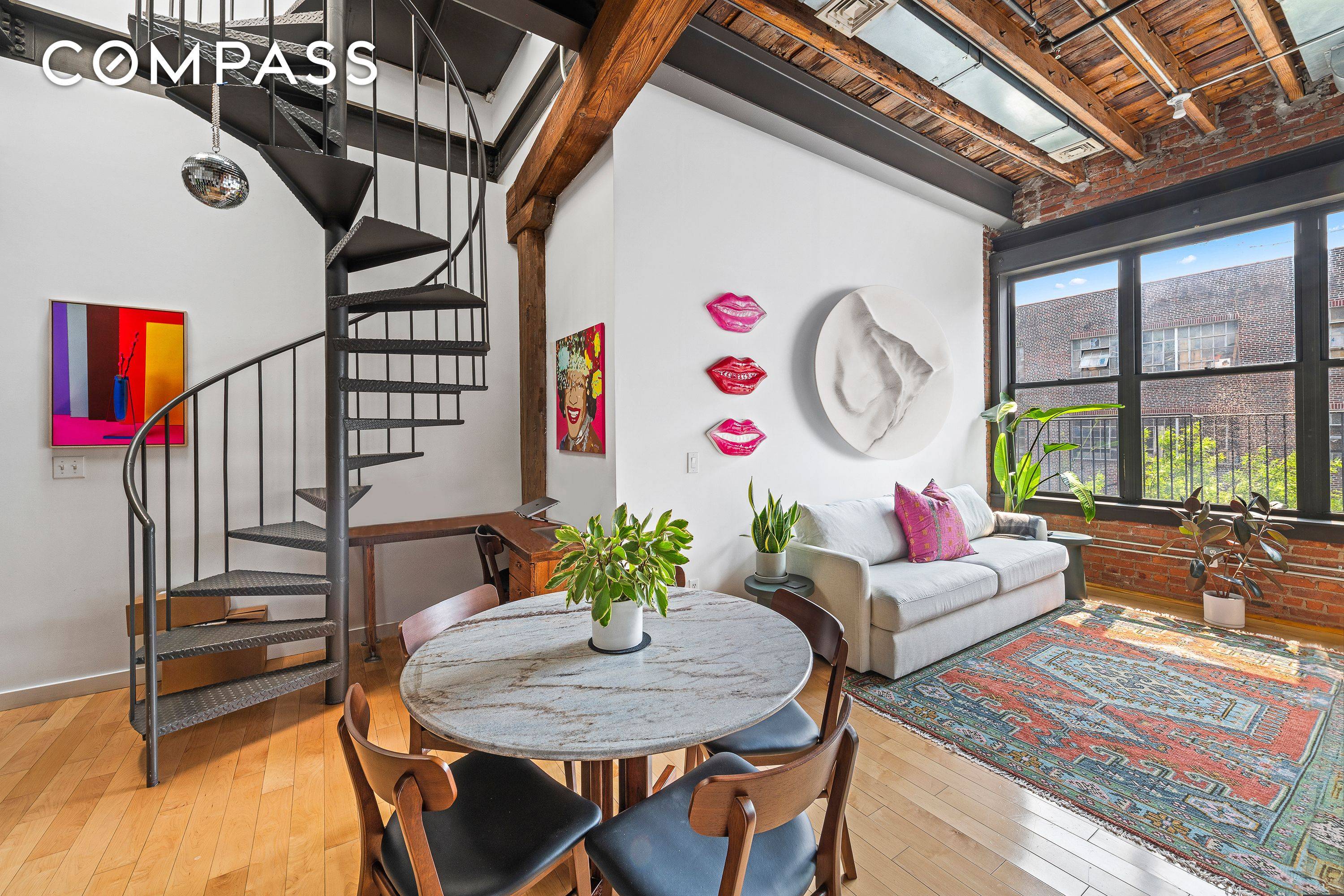 This absolutely stunning apartment is a Williamsburg loft dream come true with a massive private outdoor rooftop !