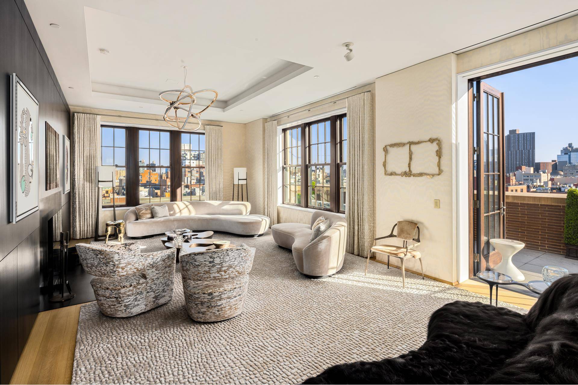 The Penthouse at 224 Mulberry is a custom, one of a kind duplex residence crowning one of downtown Manhattan's premier full service boutique pre war condominiums.