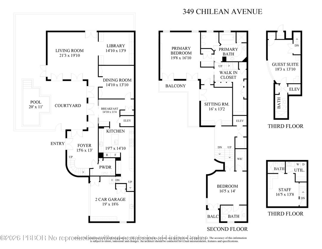 In the tradition of Palm Beach's classic midtown residences, this elegant property offers refined architecture and privacy.