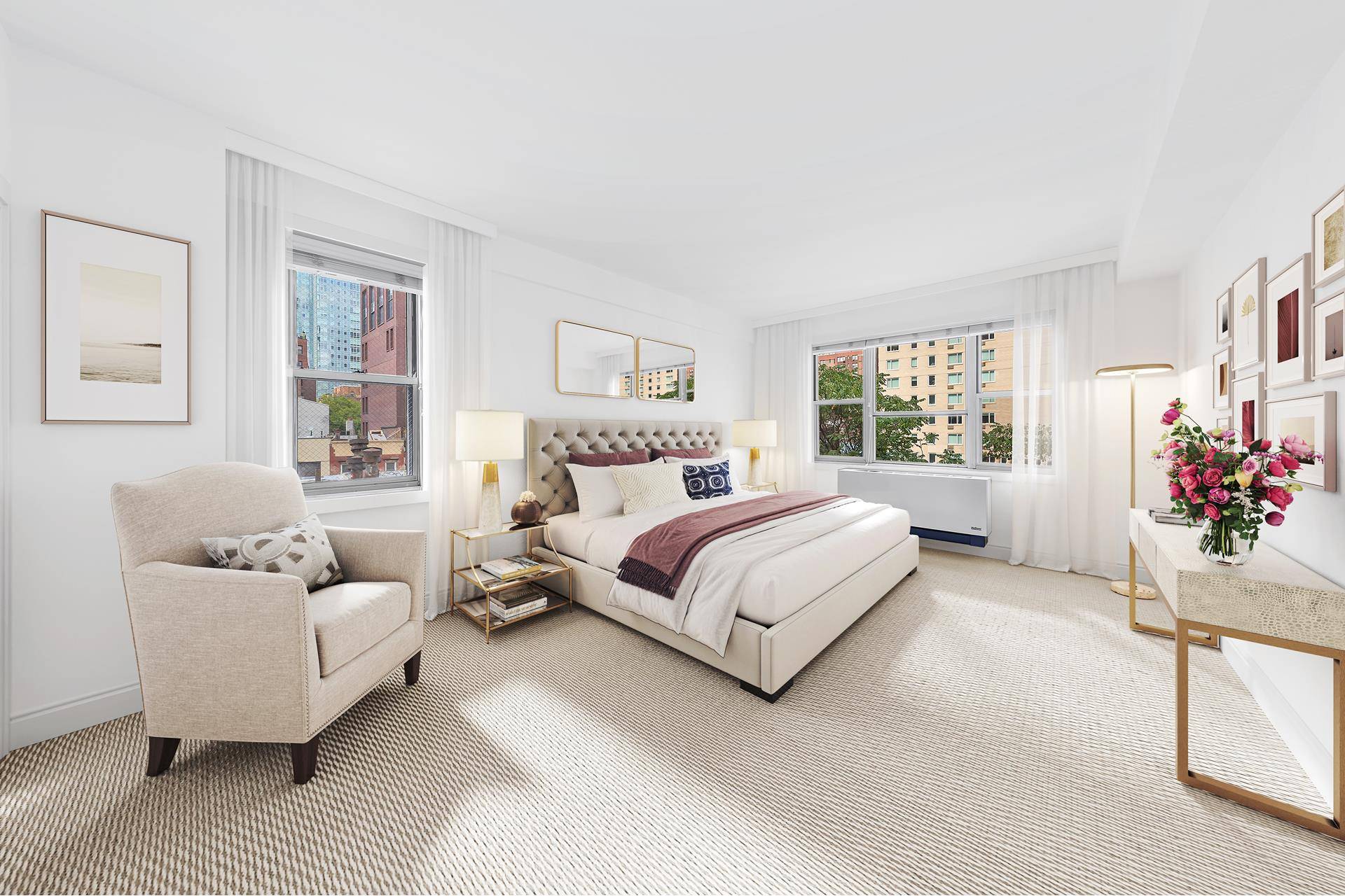 Welcome to Apartment 7EA at Sutton House A Serene and Spacious Urban Oasis This expansive, move in ready home is currently configured as a two bedroom, one bathroom apartment and ...