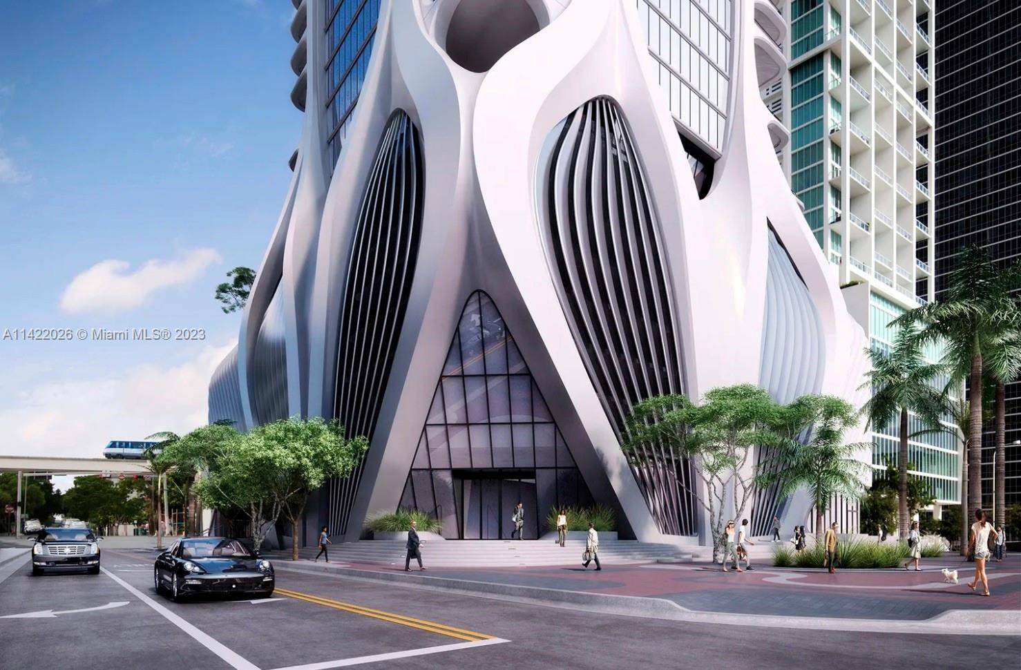 Welcome Home to Your Mansion In The Sky Duplex by world Renowned Pritzker award winning Starchitect Zaha Hadid.