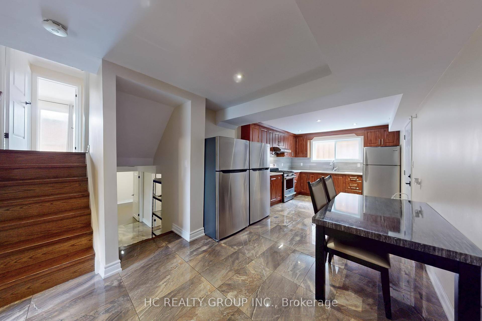 Spacious basement suite with separate entrance featuring 4 bedroomseach with its own ensuite.