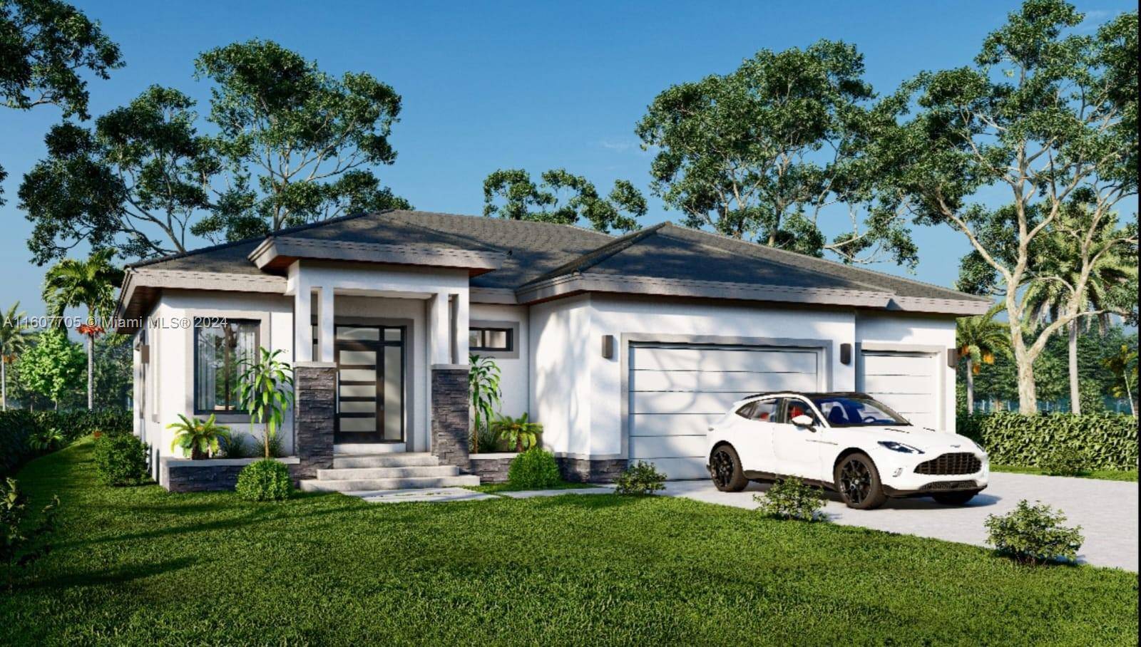 This stunning single story residence blends luxury, functionality, and high ceilings with an open concept layout.