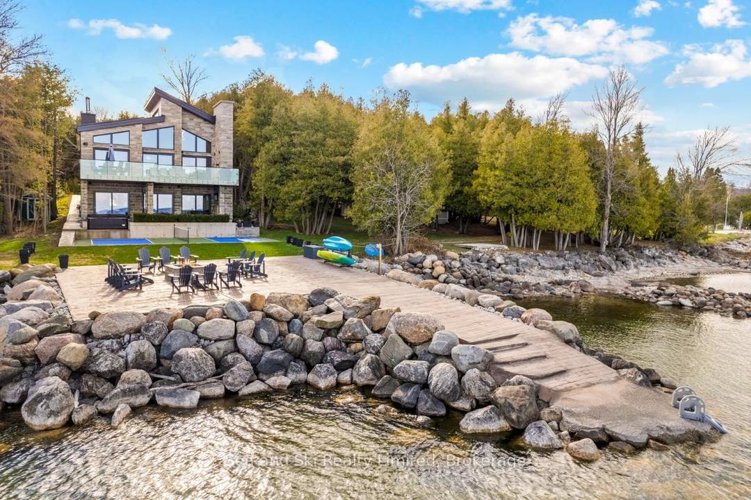 Welcome to one of the most extraordinary luxury waterfront estates ever offered on Georgian Bay outside of Meaford, Ontario.