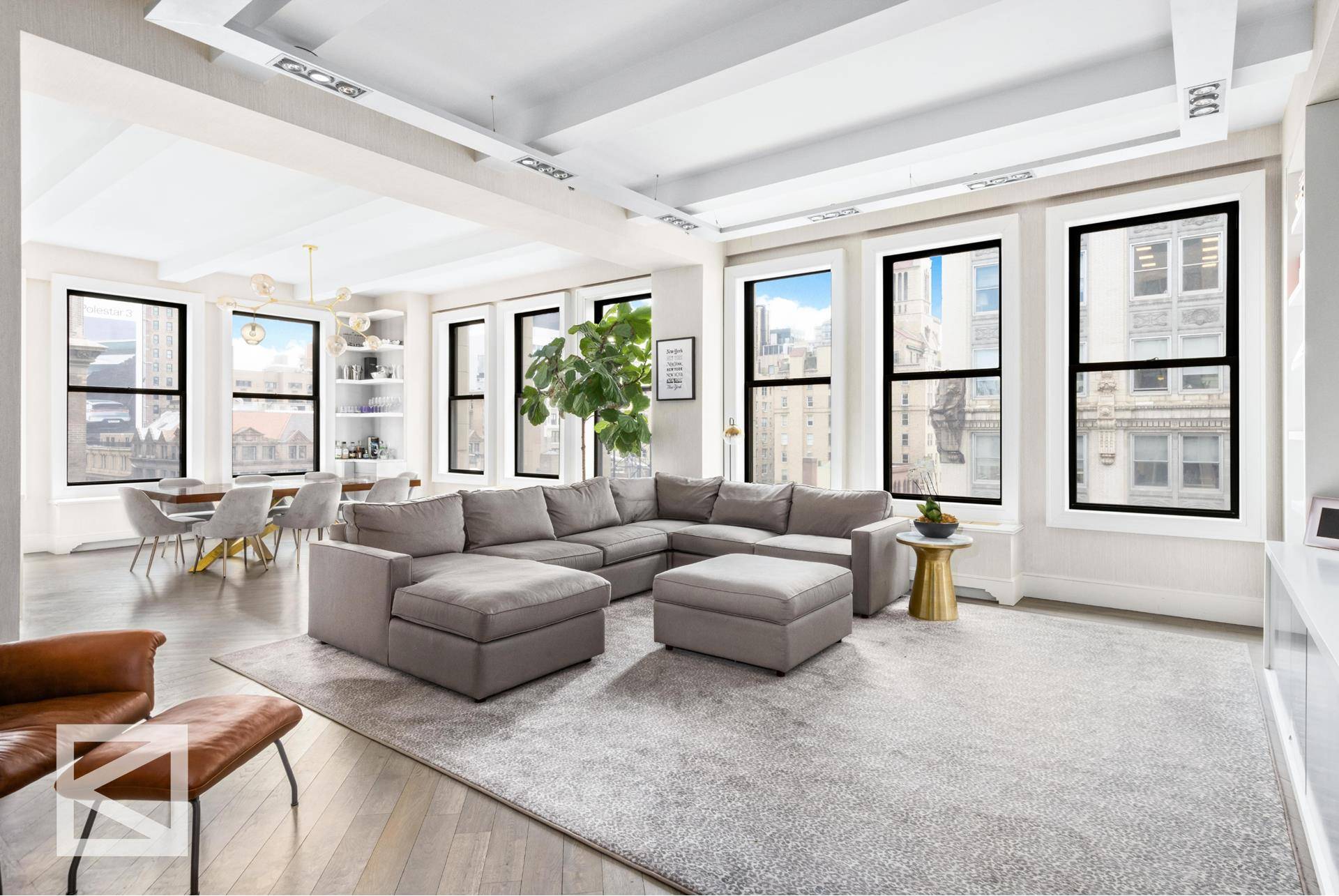 Rarely seen in this building, let alone the broader location, this sprawling 3, 287 SF residence is truly set apart.