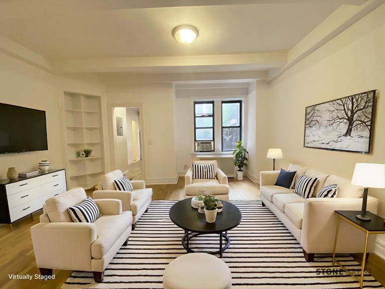 Spacious 4 Bedroom Apartment Steps from both Morningside and Central ParksElegant 4 bedroom, 2 bathroom home, with home office and dining area, ideally located between Morningside Park and Central Park.