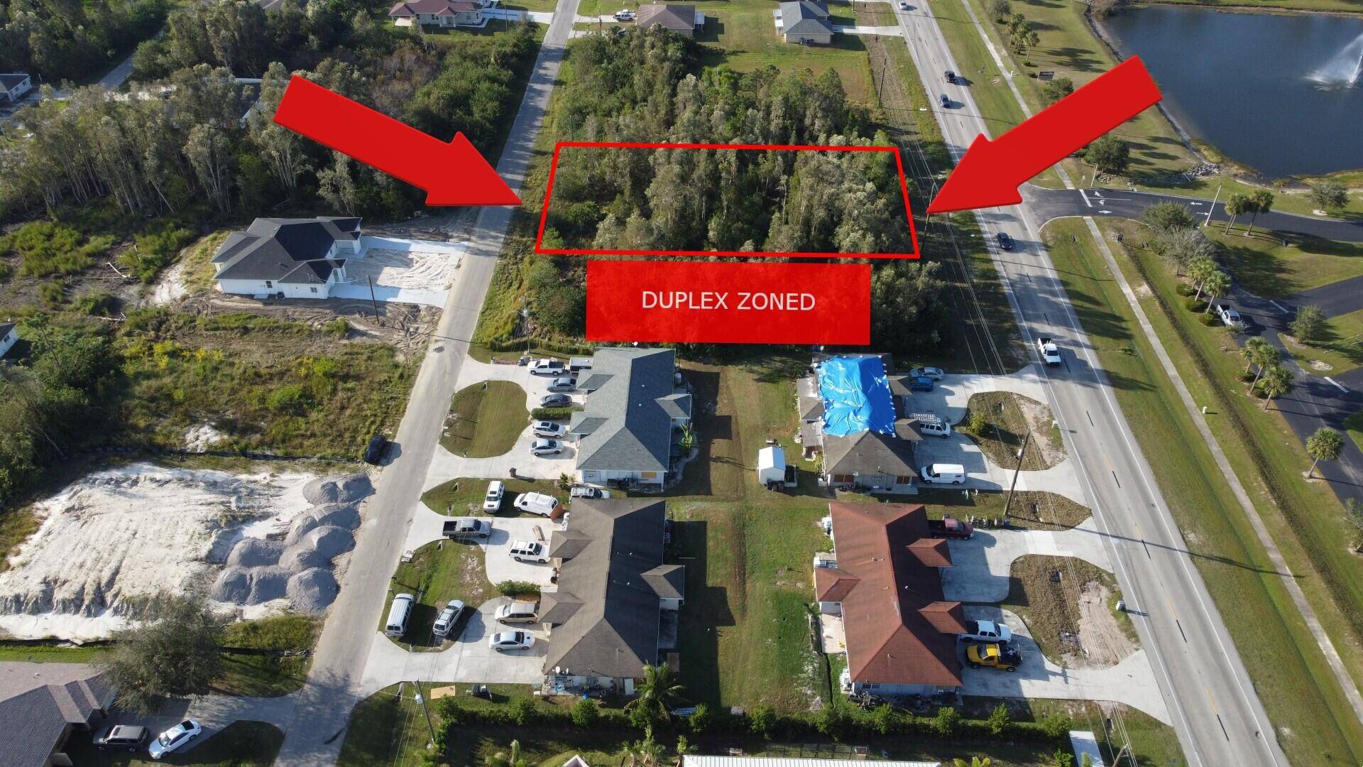 DUPLEX ZONED ! Brand new fire station built just 4 lots away, save on insurance costs with the proximity !