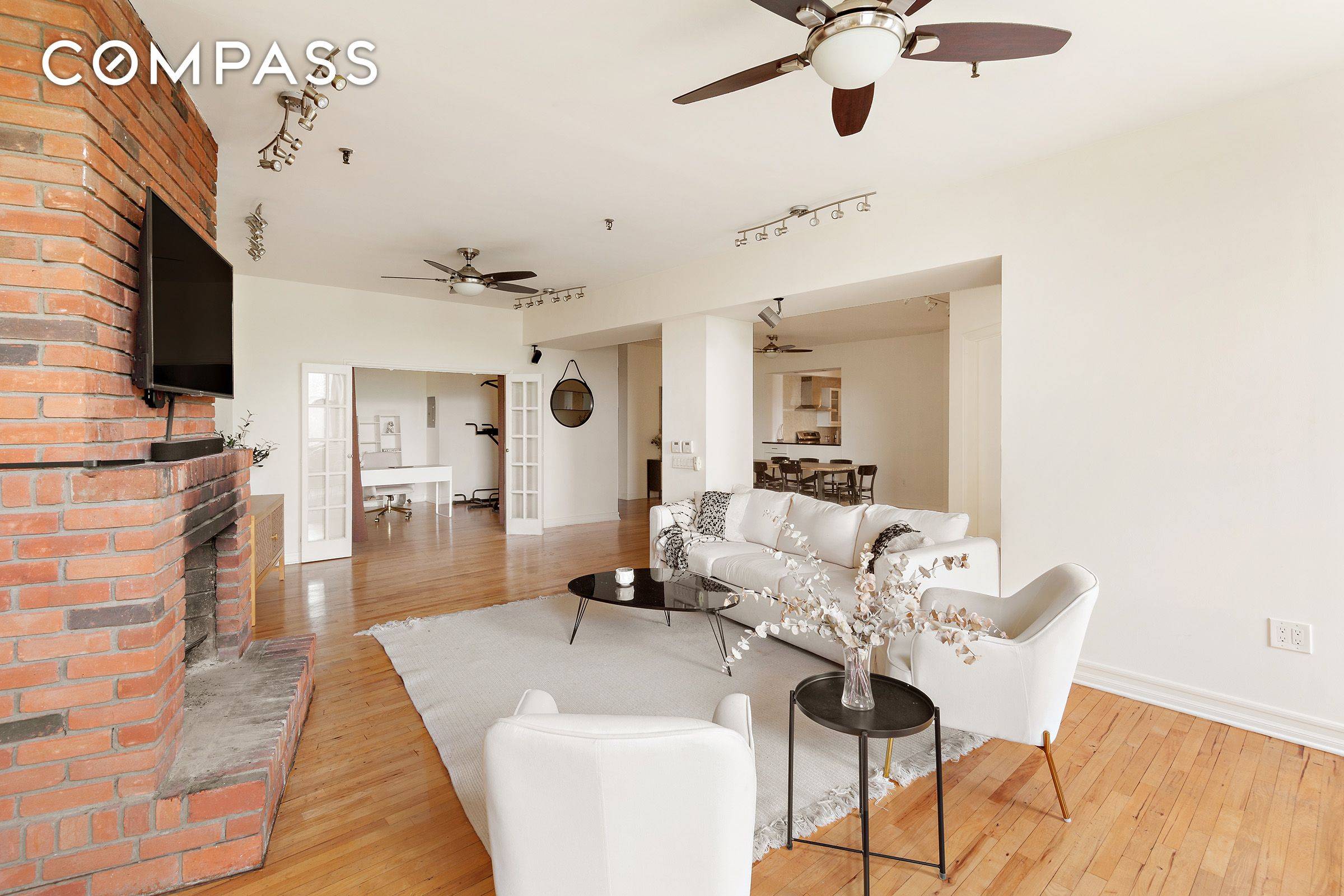 Enjoy sunsets and Hudson river views from every room in this expansive West Village loft with over 2200SF.