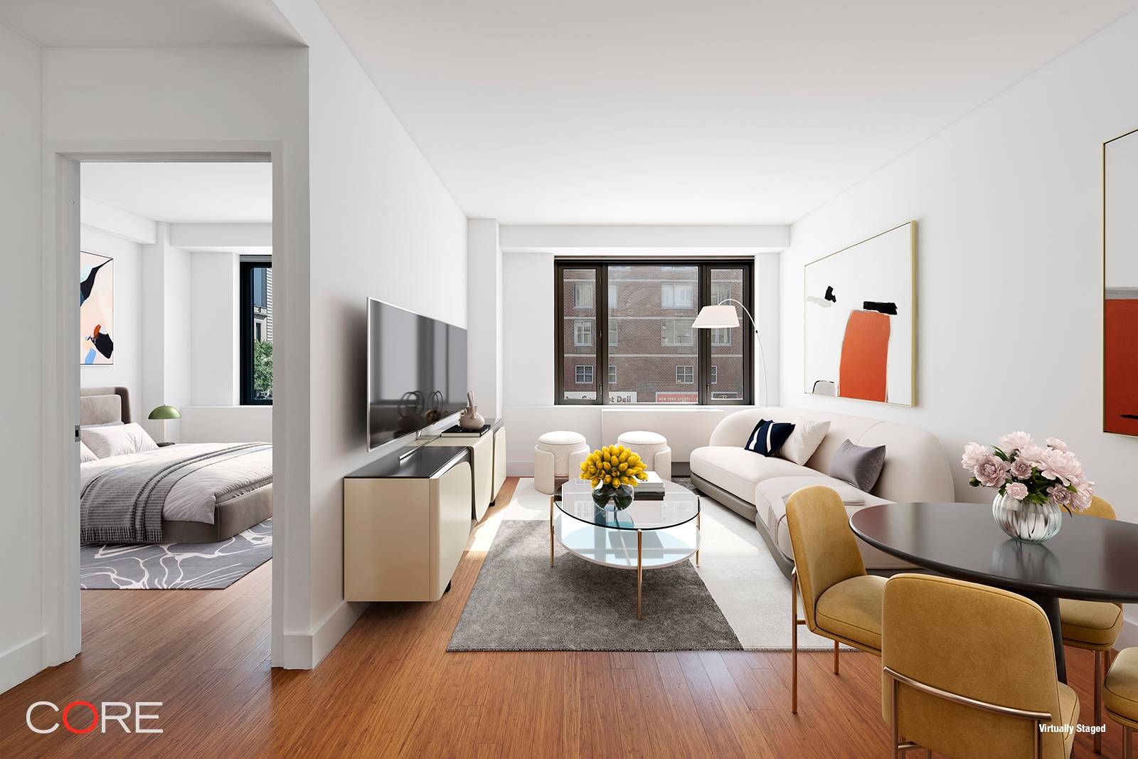 Enter a lifestyle where every detail feels thoughtfully composed welcome to Residence 2D at 305W16, a home that effortlessly blends elegance, efficiency, and the vibrant pulse of New York City.