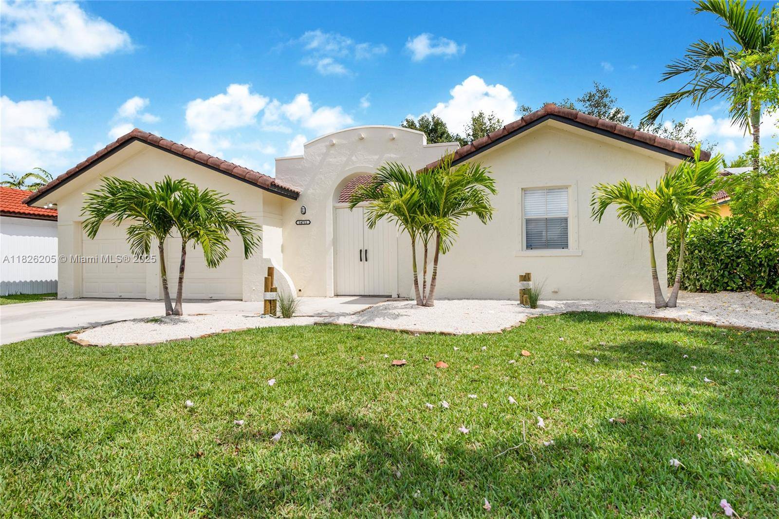 Now Available for sale a charming 3 bedroom 2 bath home with office den or possible 4th bedroom with large backyard and pool.
