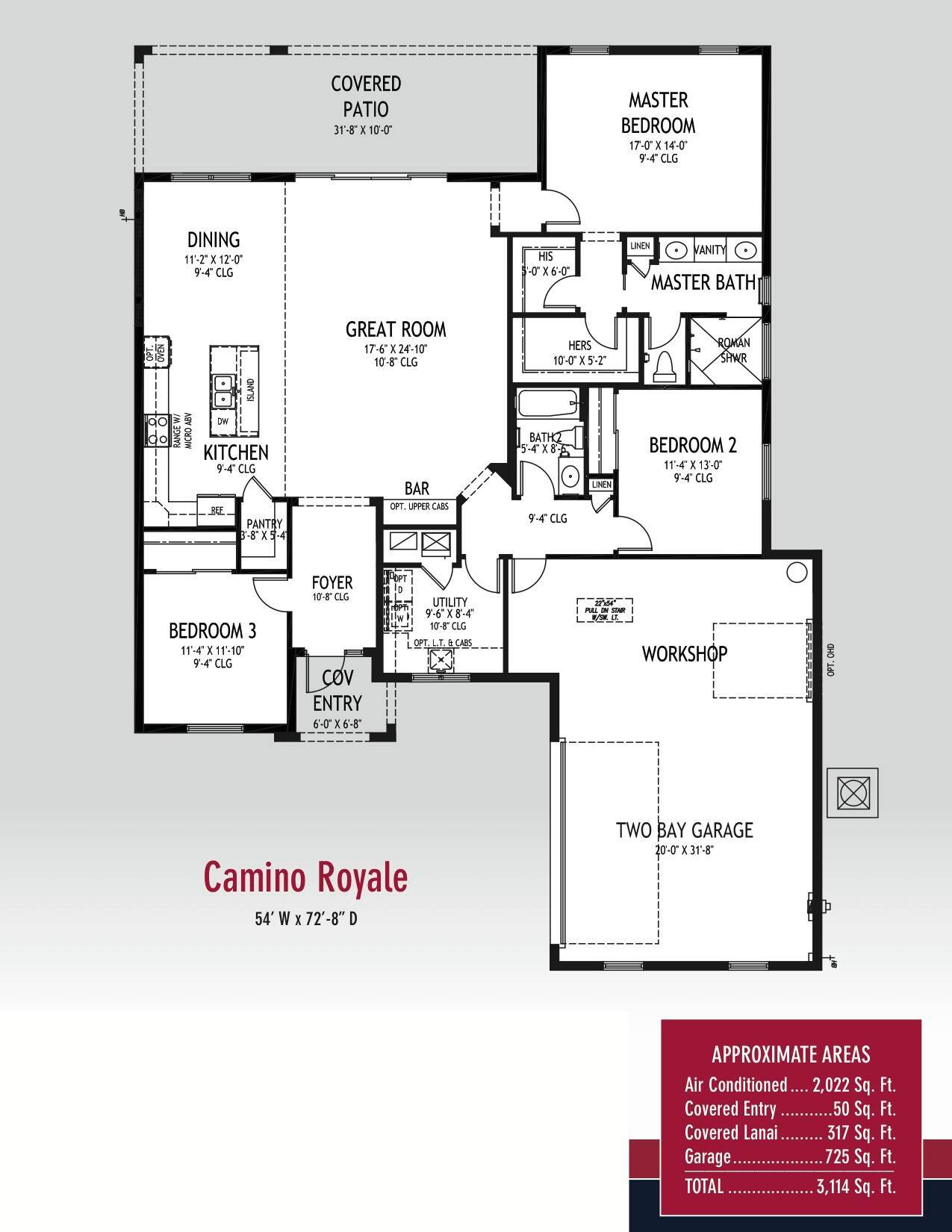 Permit Ready for the popular Camino Royale floorplan.