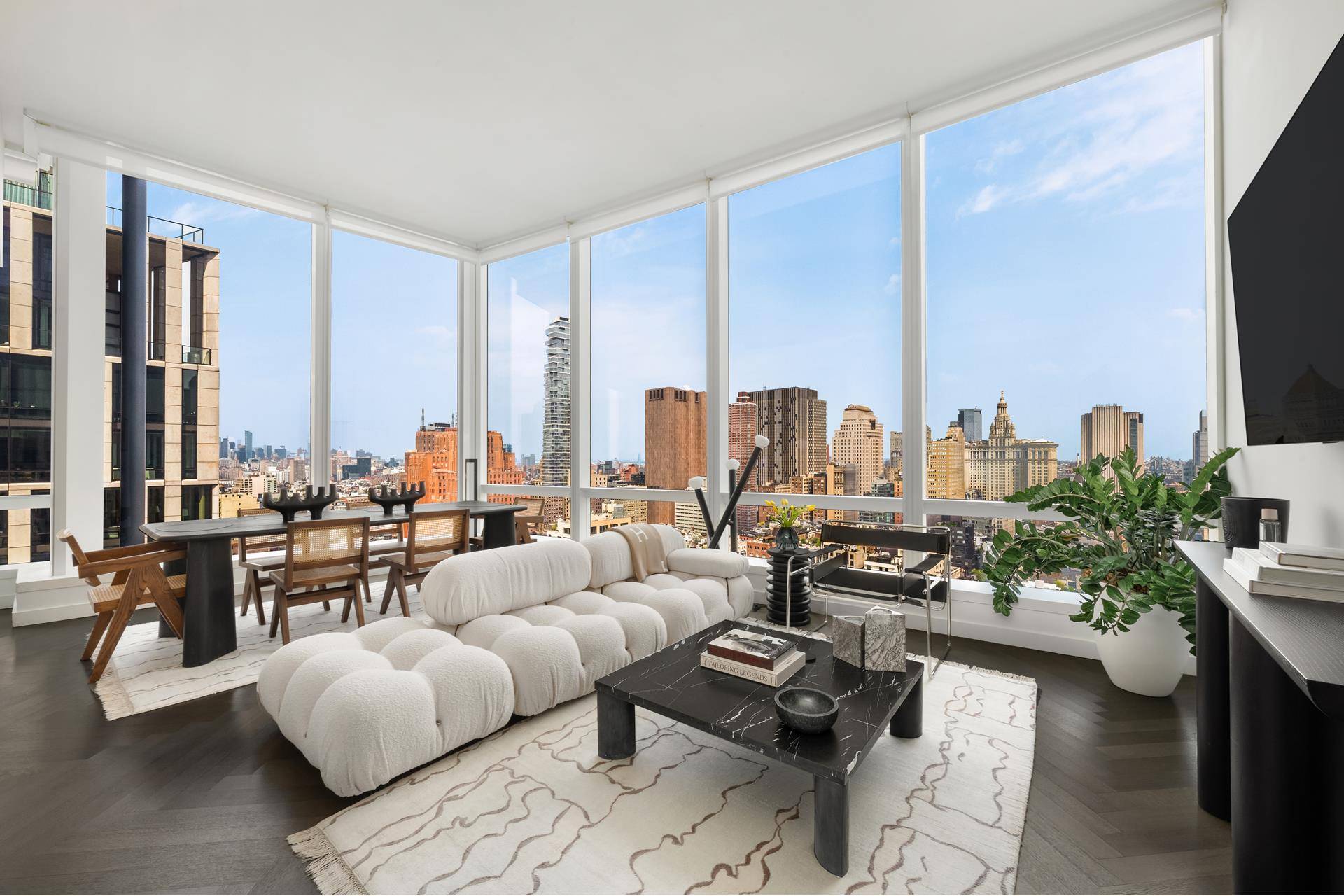 The only of its kind, this 30th floor split 2 bedroom, 2.