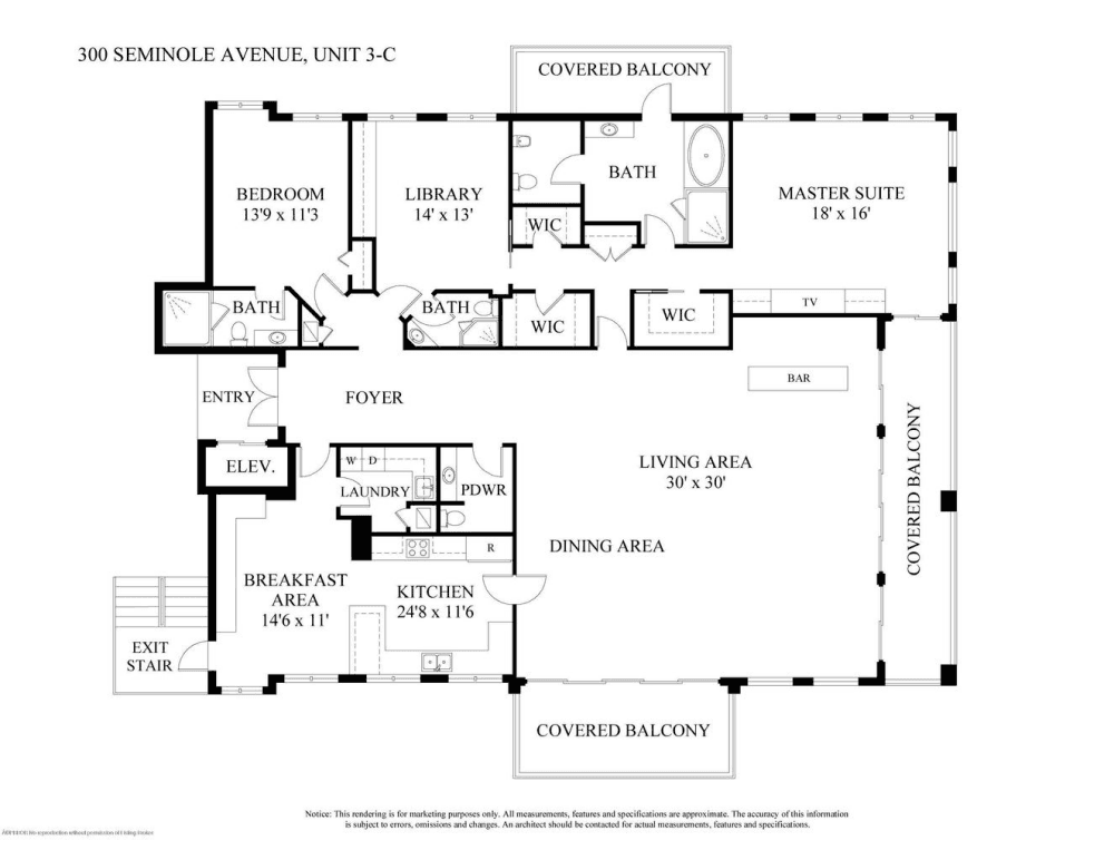 Prestigious Il Lugano, Palm Beach's premier direct lakefront building, featuring only 13 spectacular rarely available units.
