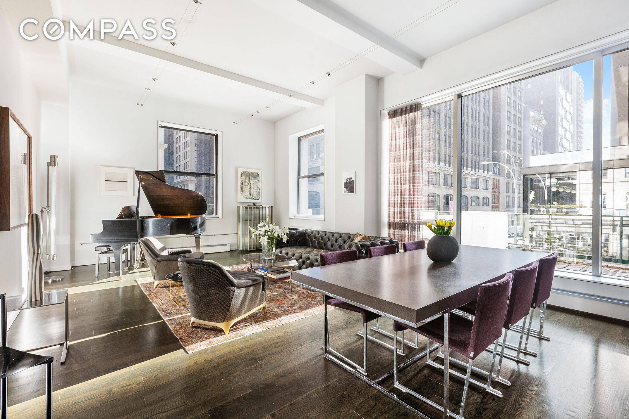 ONE OF A KIND LOFT IN HISTORIC BUILDING HIGHER CEILINGS, BIGGER WINDOWS amp ; PRIVATE KEYED ELEVATOR LANDS IN HOME SPECIAL amp ; RARE, CORNER CONDO w GRAND ENTERTAINING amp ...