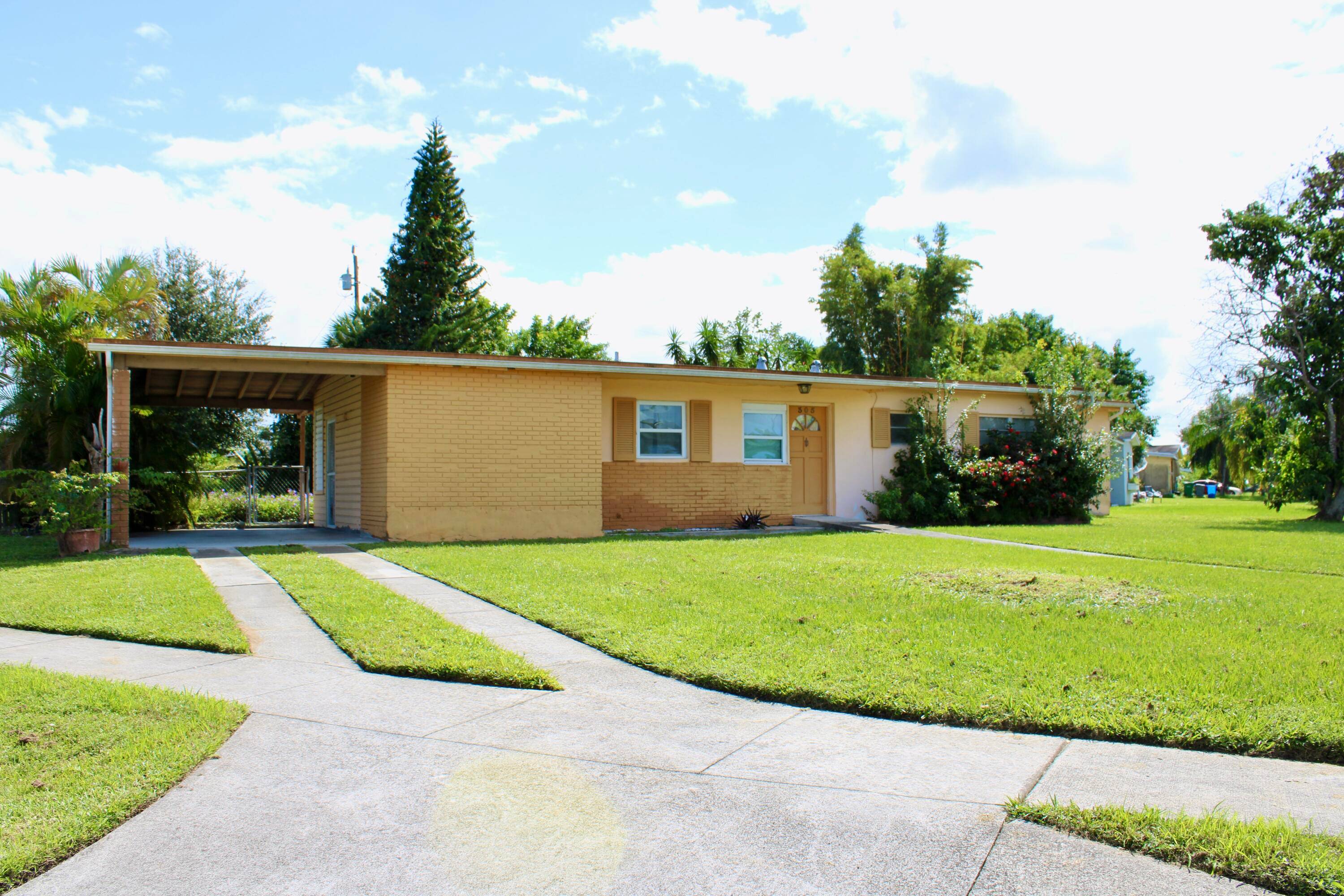 Located on a desirable corner lot in Port St.