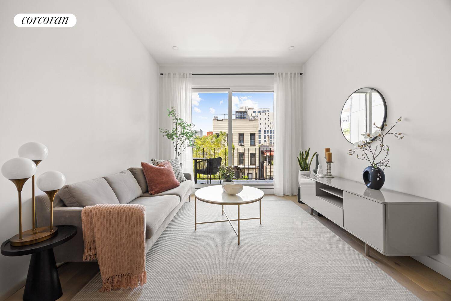 Welcome to unit 2F at 48 Stanhope Street a beautifully appointed 1 bedroom, 1 bath residence spanning 751 square feet, where light, space, and design come together seamlessly.