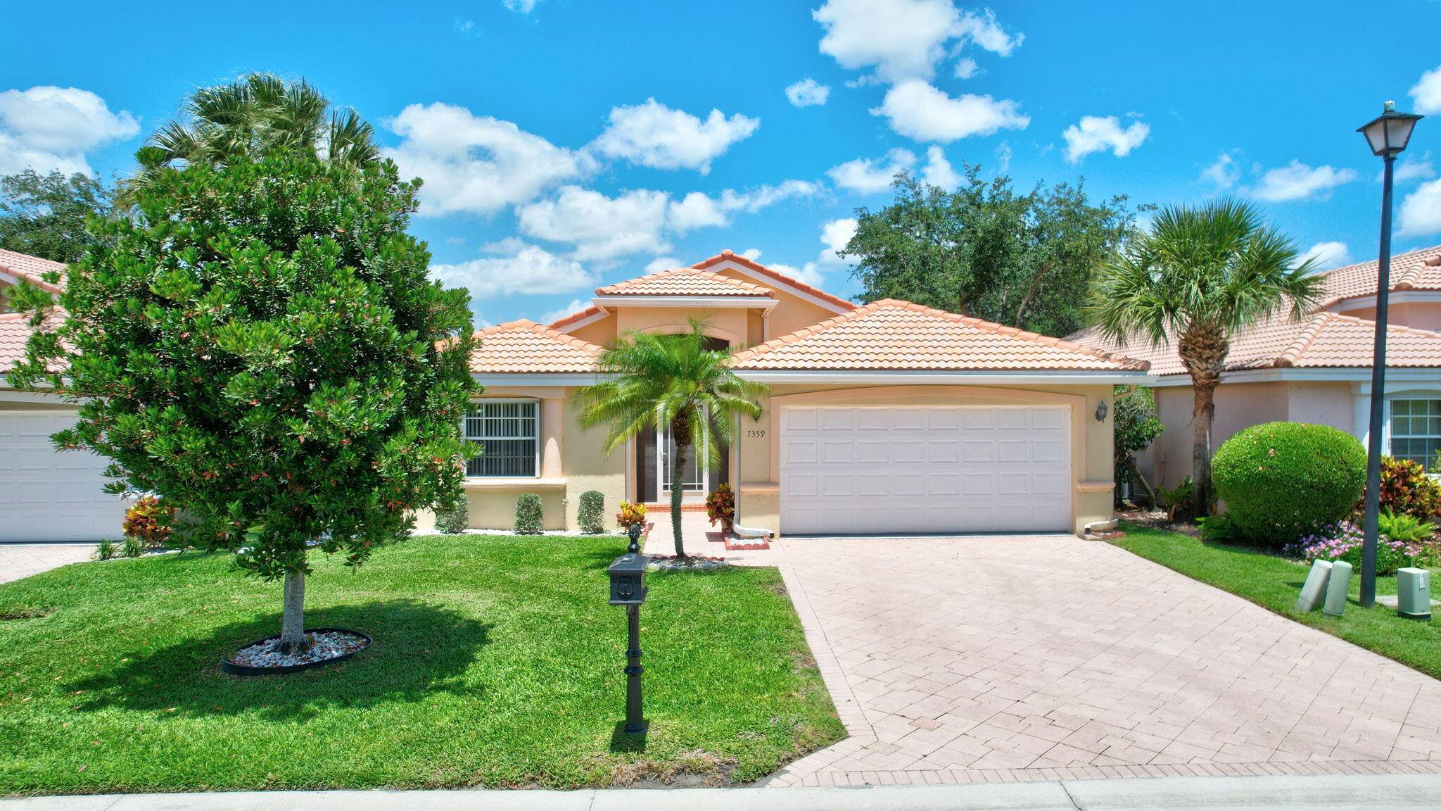 Welcome to this spacious 3 bedroom, 2 bathroom LAKEFRONT home with a two car garage, nestled in the beautiful 55 community of San Marco.