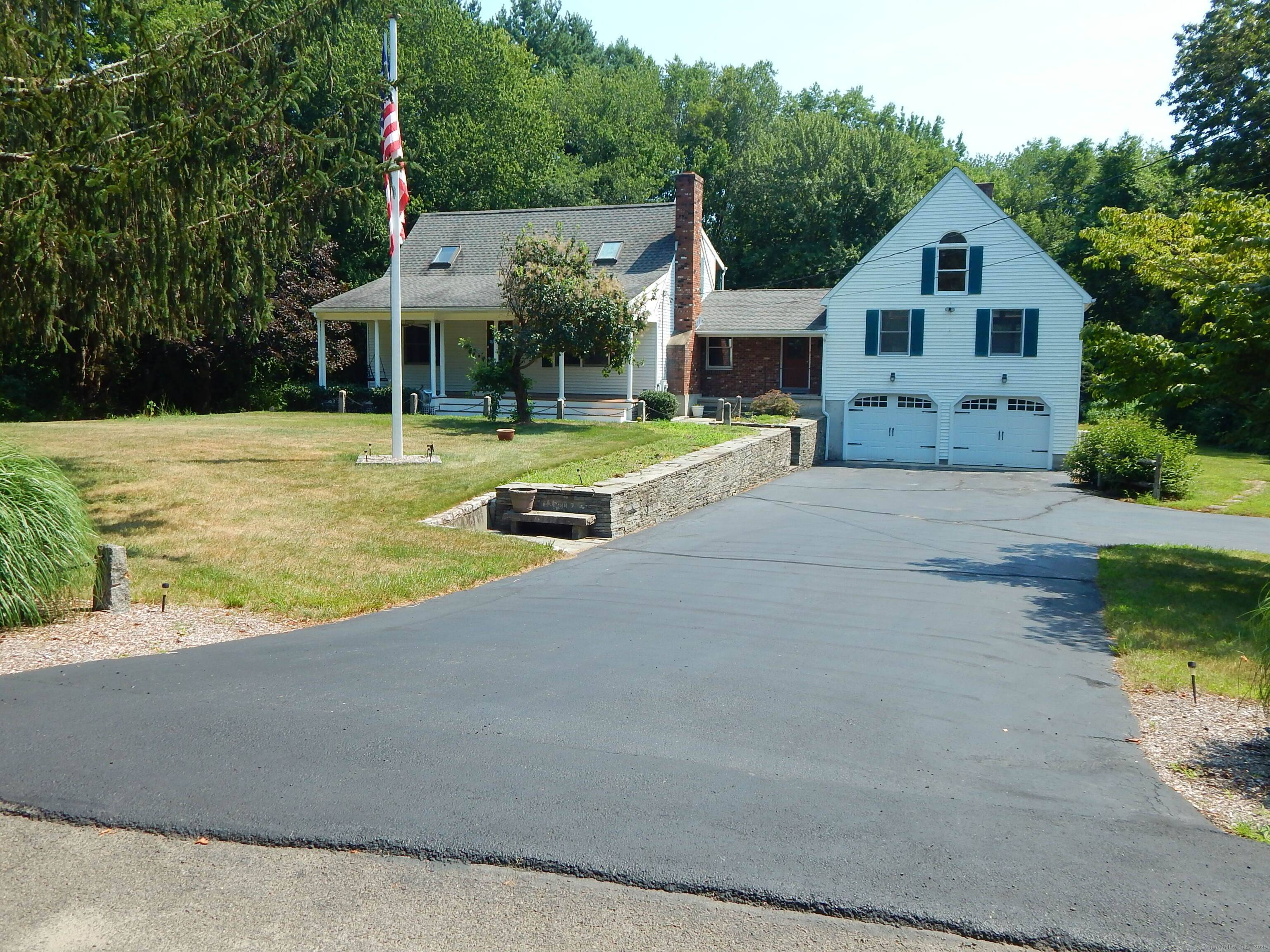 Lovingly owned for 37 years, this farmhouse style Cape offers charm, space, and peaceful country living.