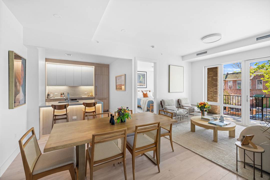 Situated along Rutland Road in the heart of Prospect Lefferts Gardens, Residence 2A at 373 Rutland Road offers a thoughtfully designed three bedroom, two bath home that balances generous proportions ...