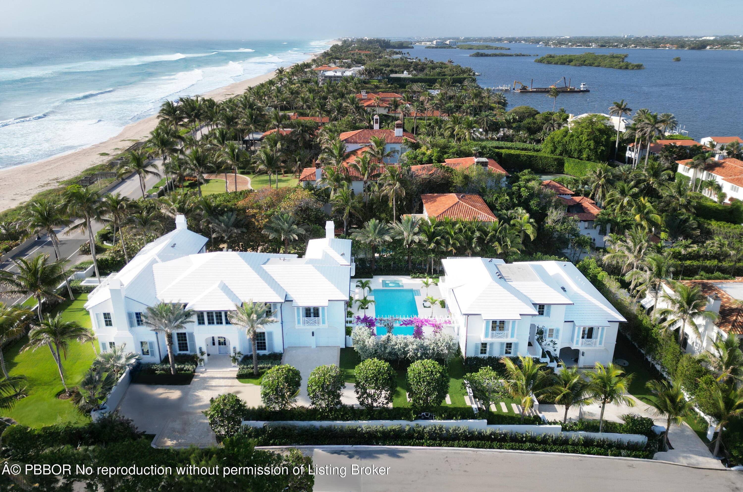 Spectacular New Oceanfront Estate on Billionaires Row Introducing a newly constructed oceanfront compound on prestigious Billionaires Row, offering panoramic views of the Atlantic Ocean and a refined coastal living experience.