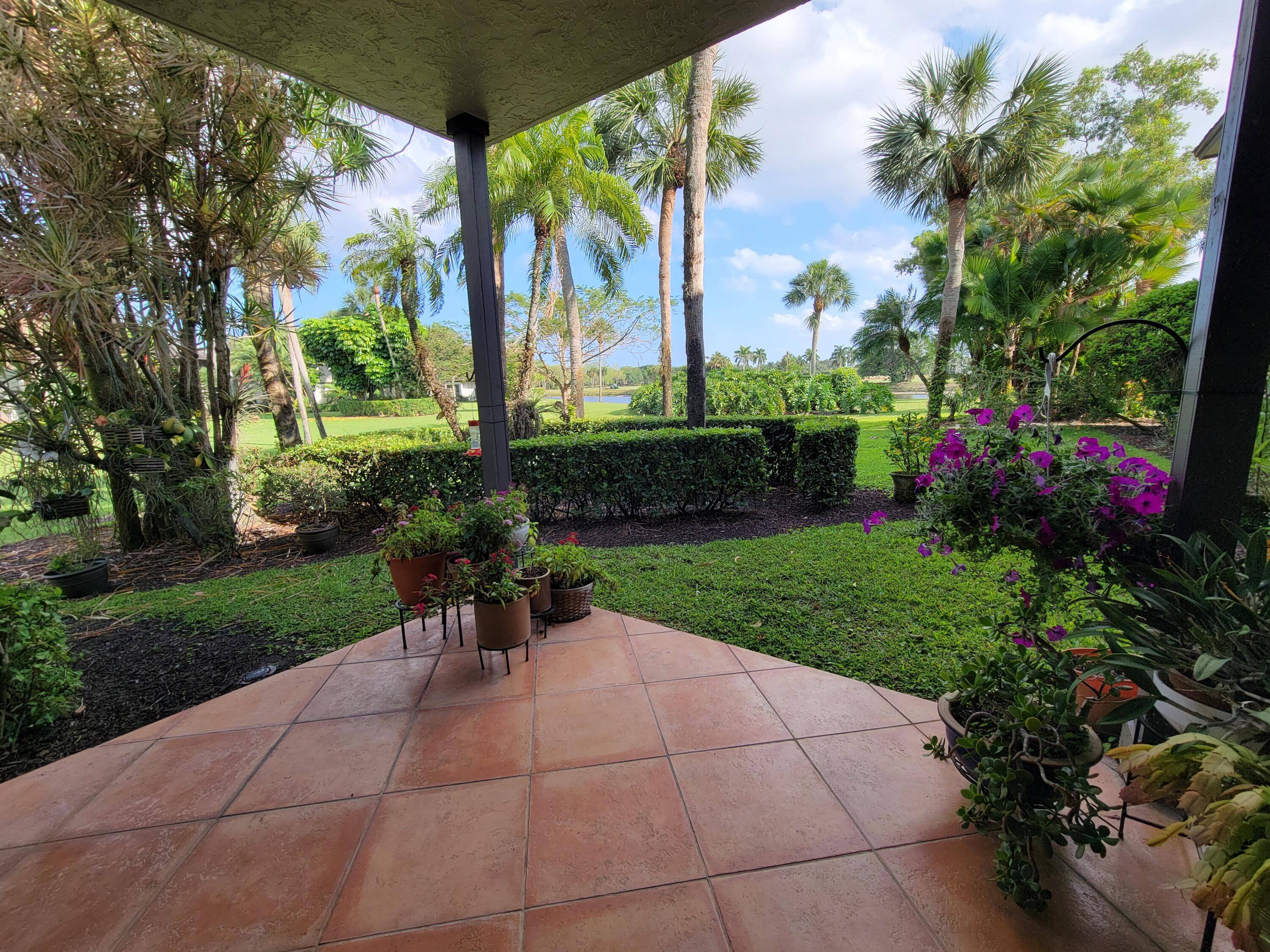 First floor end unit in the Palm Beach Polo Club.