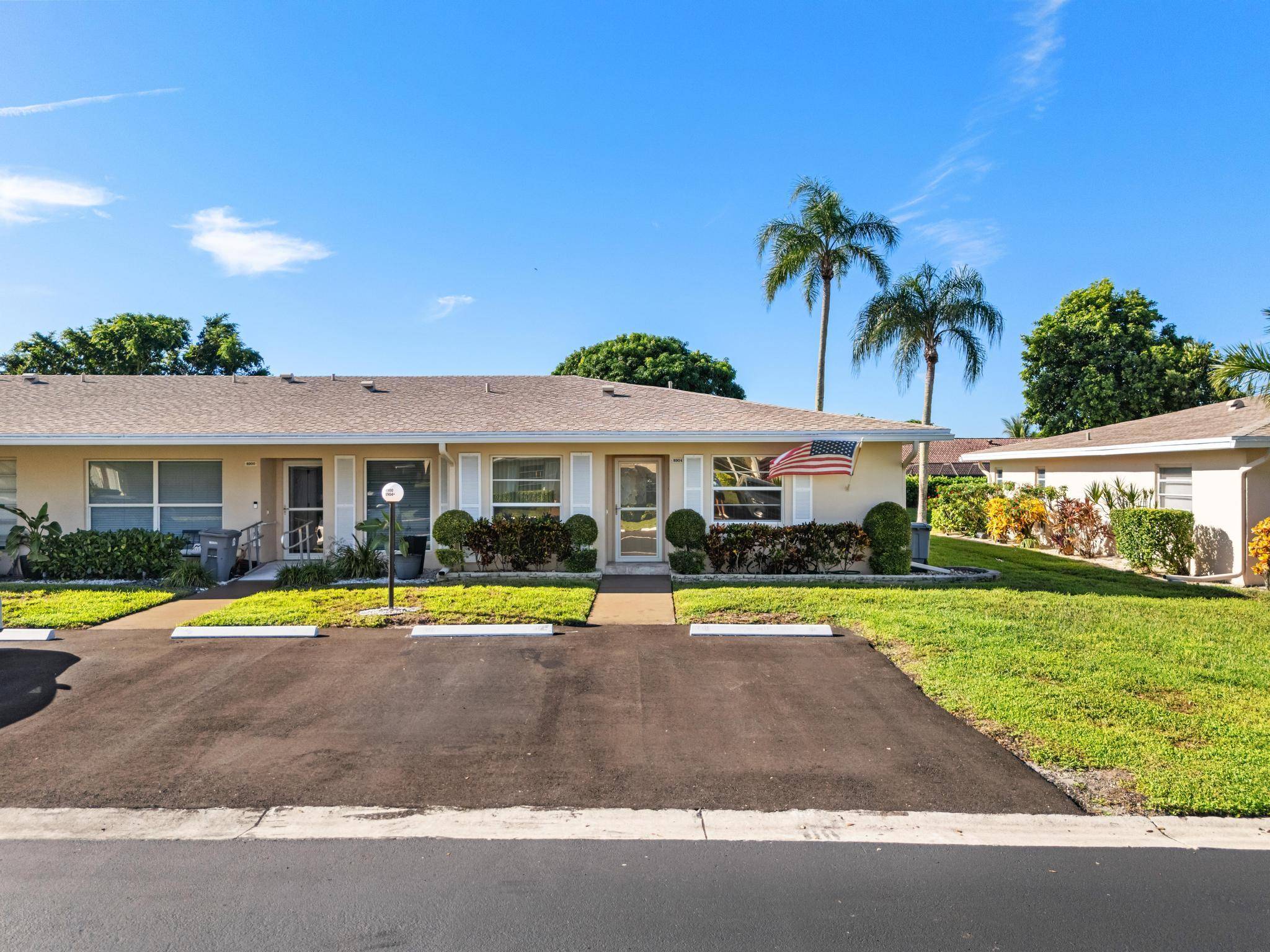 Spacious 2 bedroom, 2 bathroom home in a 55 community, featuring ceramic tile throughout, impact resistant windows, and a screened patio perfect for enjoying outdoor living.