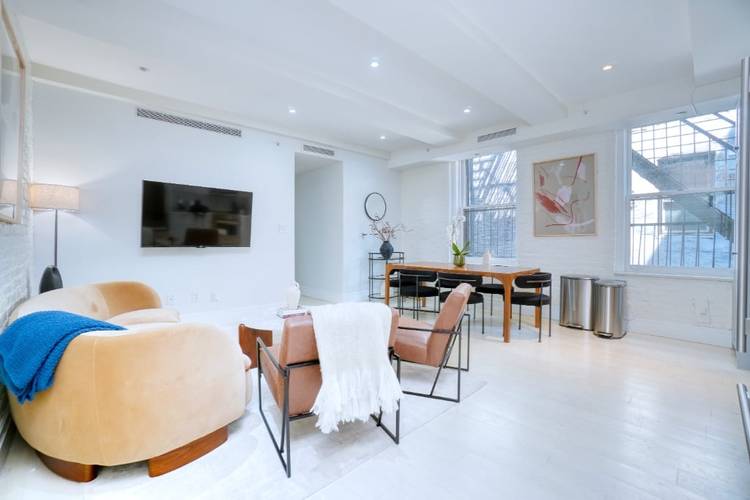 Stylish, Newly Renovated 3 Bedroom Loft in NoMad Designed by Paris ForinoExperience luxury living in this beautifully renovated 3 bedroom, 2 bathroom residence in the heart of NoMad.