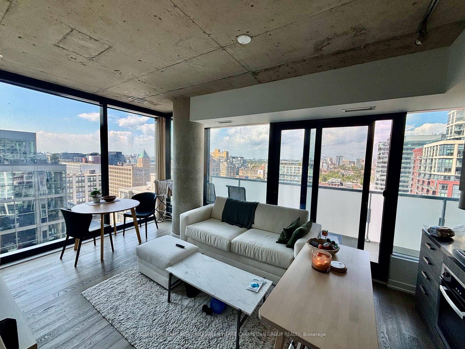 GORGEOUS 1 bedroom plus den corner unit at King Charlotte Condos, featuring a spacious layout and exceptional natural light throughout.