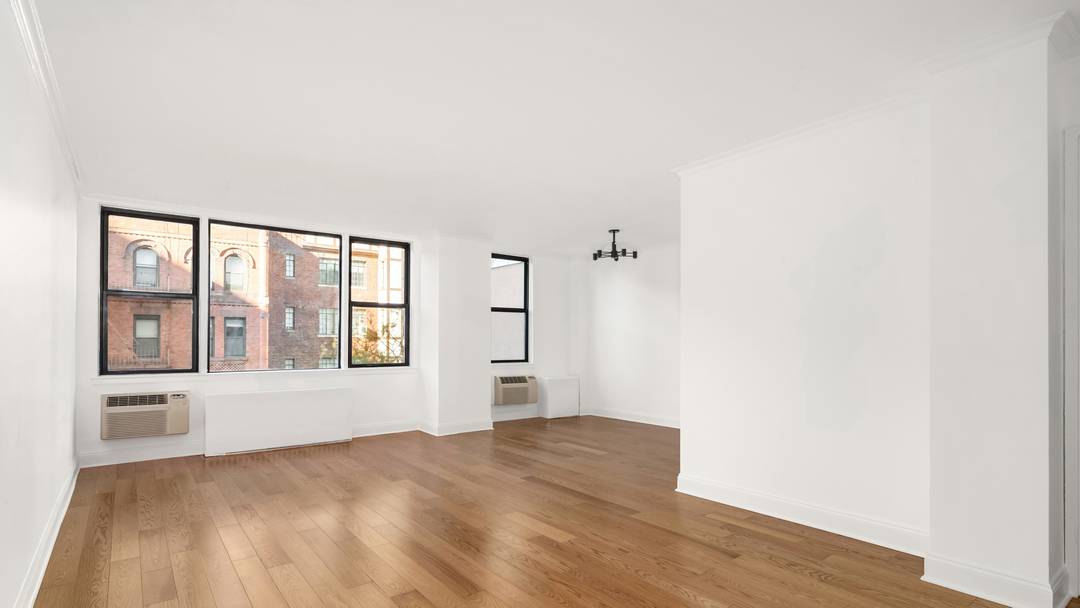 Rarely available, this renovated, sun filled and bright all day two bedroom convertible to a three bedroom two bathroom home resides at the Gloucester, a full service luxury cooperative located ...