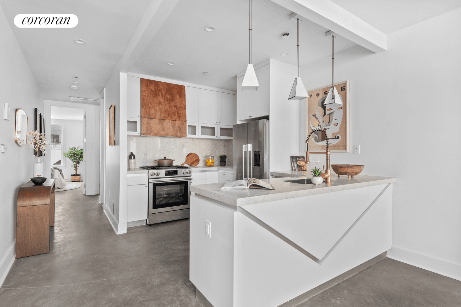 Back on the Market ! 2 legal bedrooms 2 full bathrooms 988 sqft interior Shared roofdeck Condo finishes caeserstone, marble, imported tiles, full sized appliances Polished concrete floors In unit ...