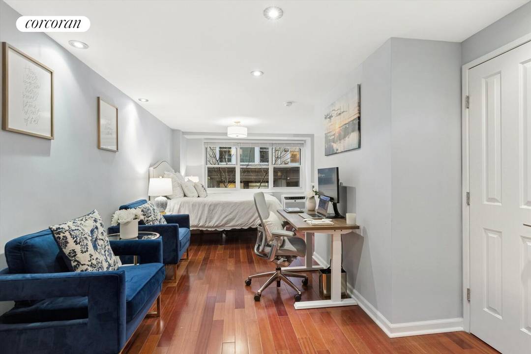 Located right where West 4th meets Barrow Street, this two bedroom, two bathroom home at 3 Sheridan Square puts you in the absolute heart of the West Village.