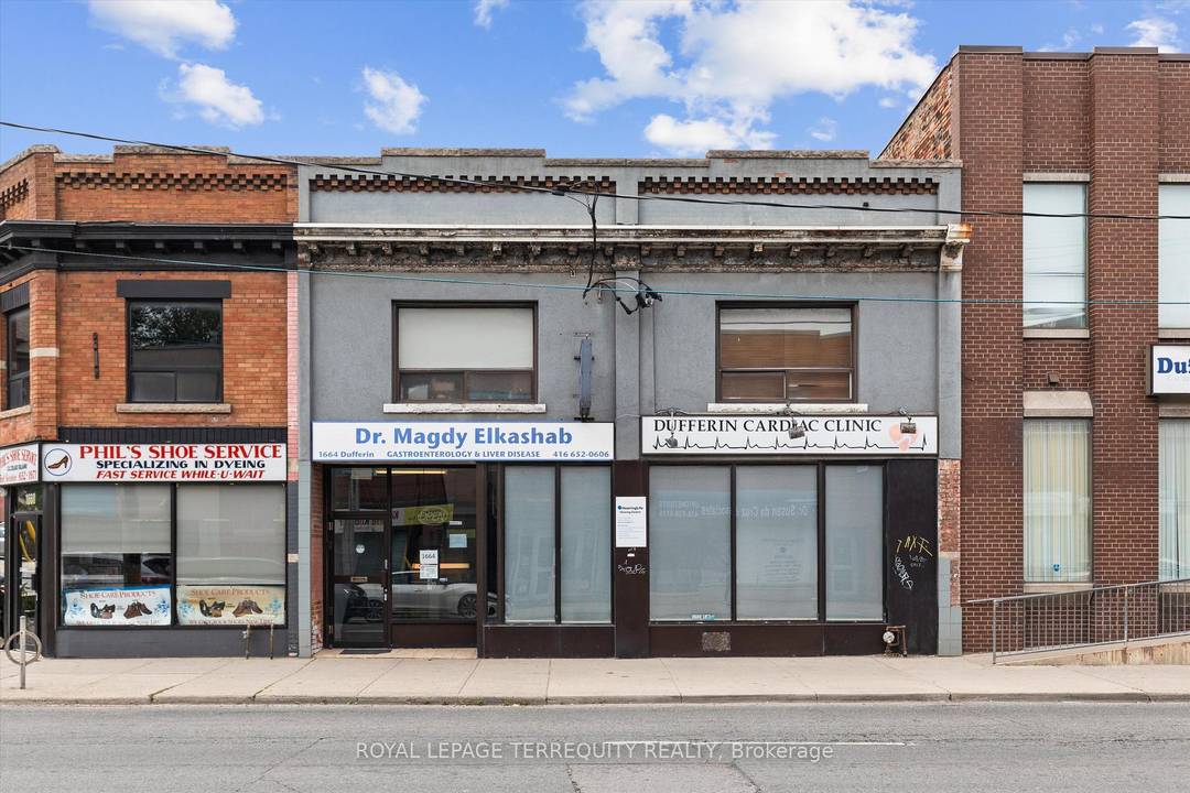 Exceptional opportunity to acquire a well maintained commercial building in a high exposure, high traffic location at the busy intersection of Dufferin amp ; St.