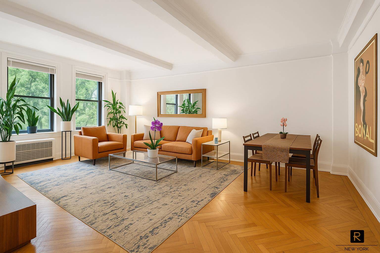 Welcome to this oversized and beautifully renovated two bedroom, two bathroom home at 305 West 86th Street, a classic prewar cooperative in the heart of the Upper West Side.