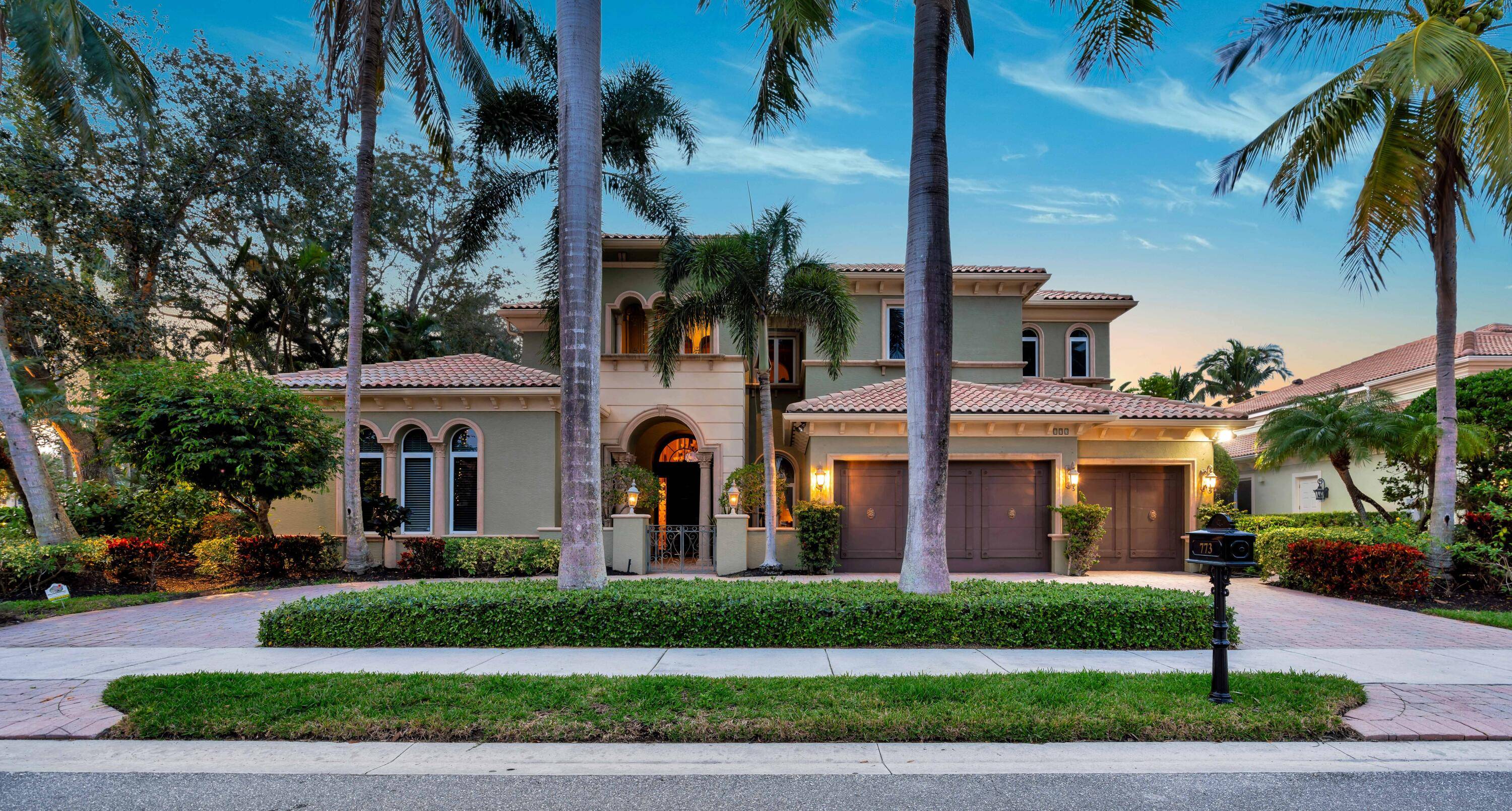 Welcome to this elegant waterfront residence, nestled within the prestigious gated community of Harbour Isles in the heart of the Palm Beaches.
