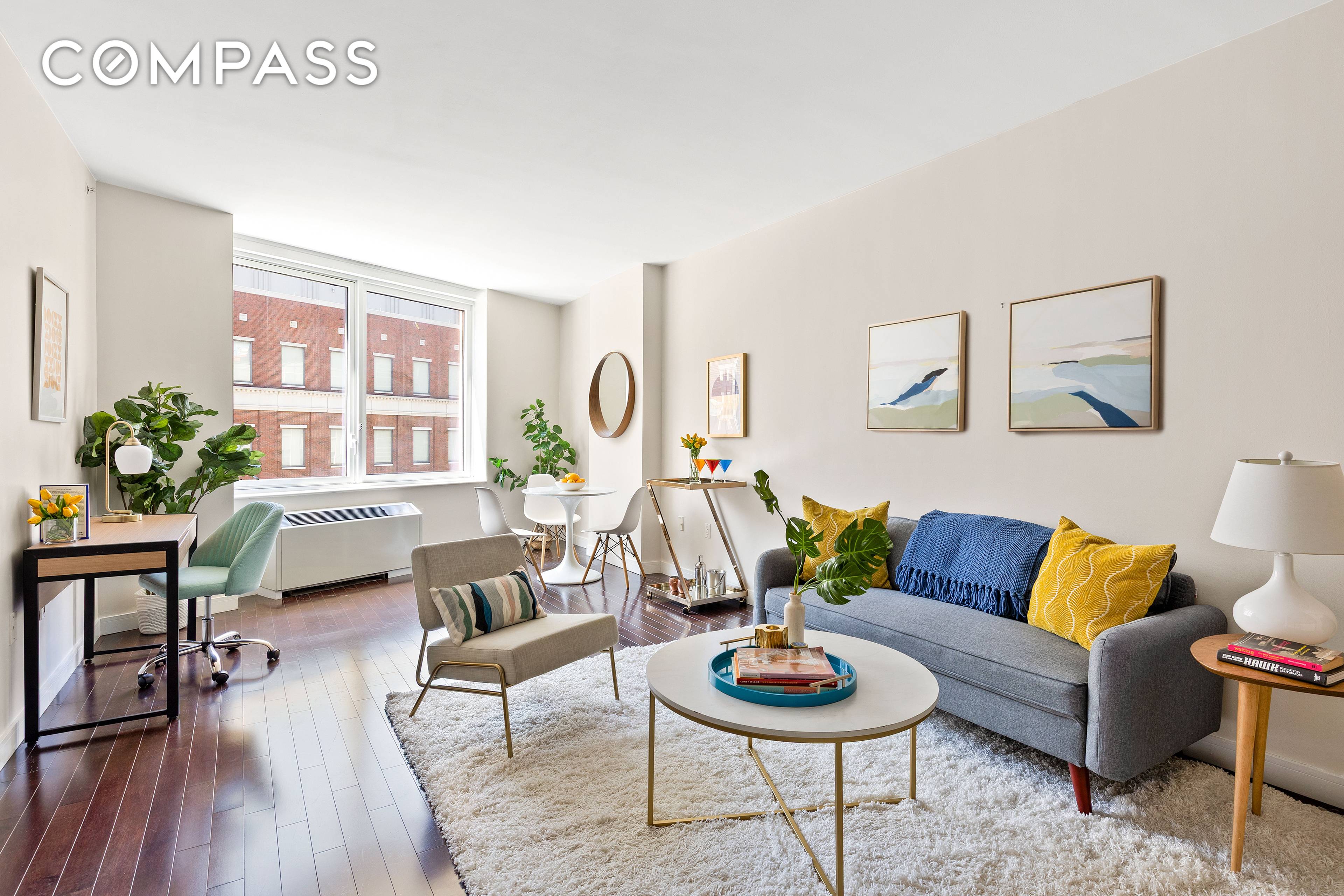 This oversized alcove studio at The Oro offers more than 700 sq ft of thoughtfully designed living space easily rivaling many one bedrooms with an expansive 20' long footprint that ...
