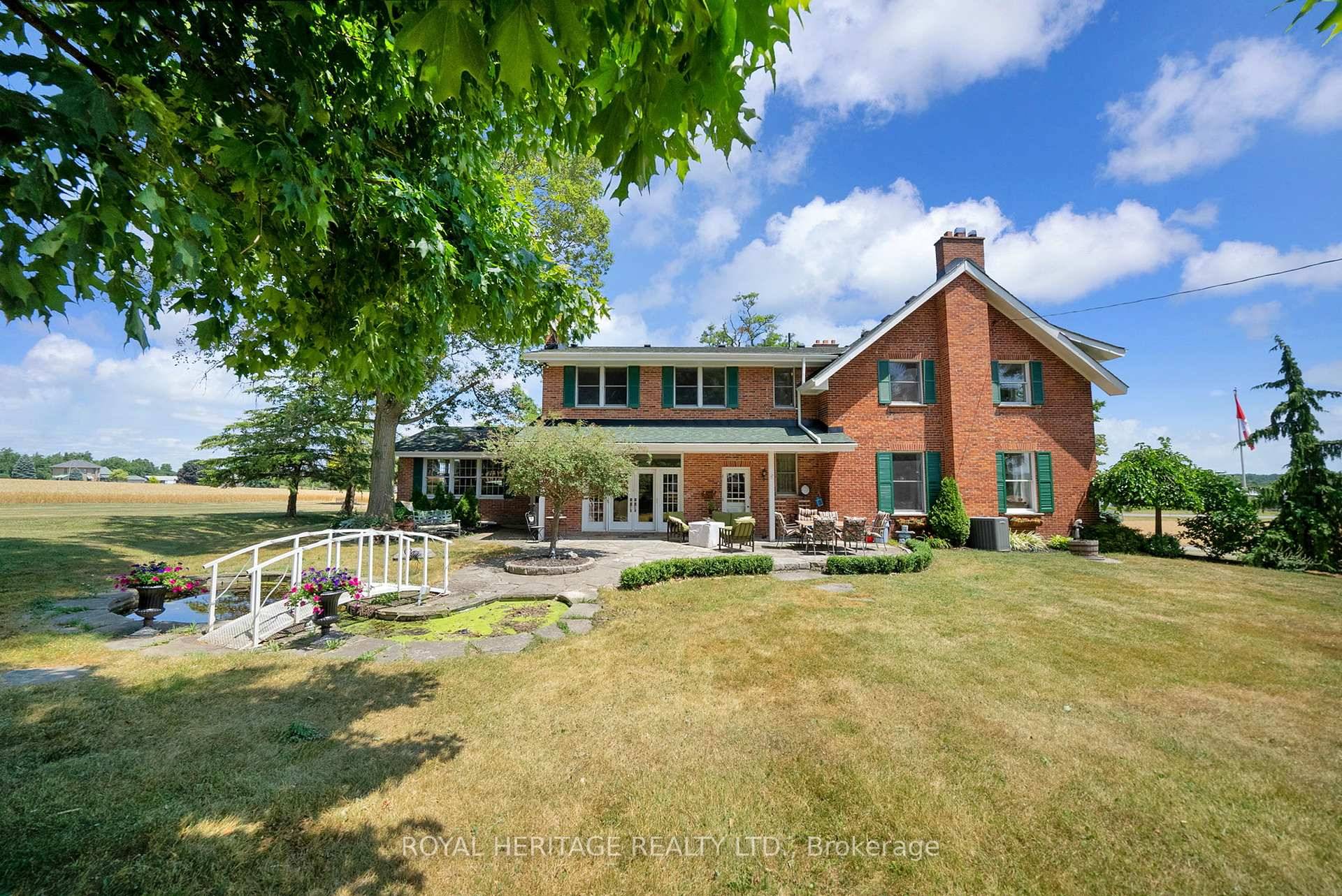 Click on MUST WATCH video of this stunning farm combining Canada's best agricultural soil, a spectacular nature park, and a stately, mint condition Georgian estate home.