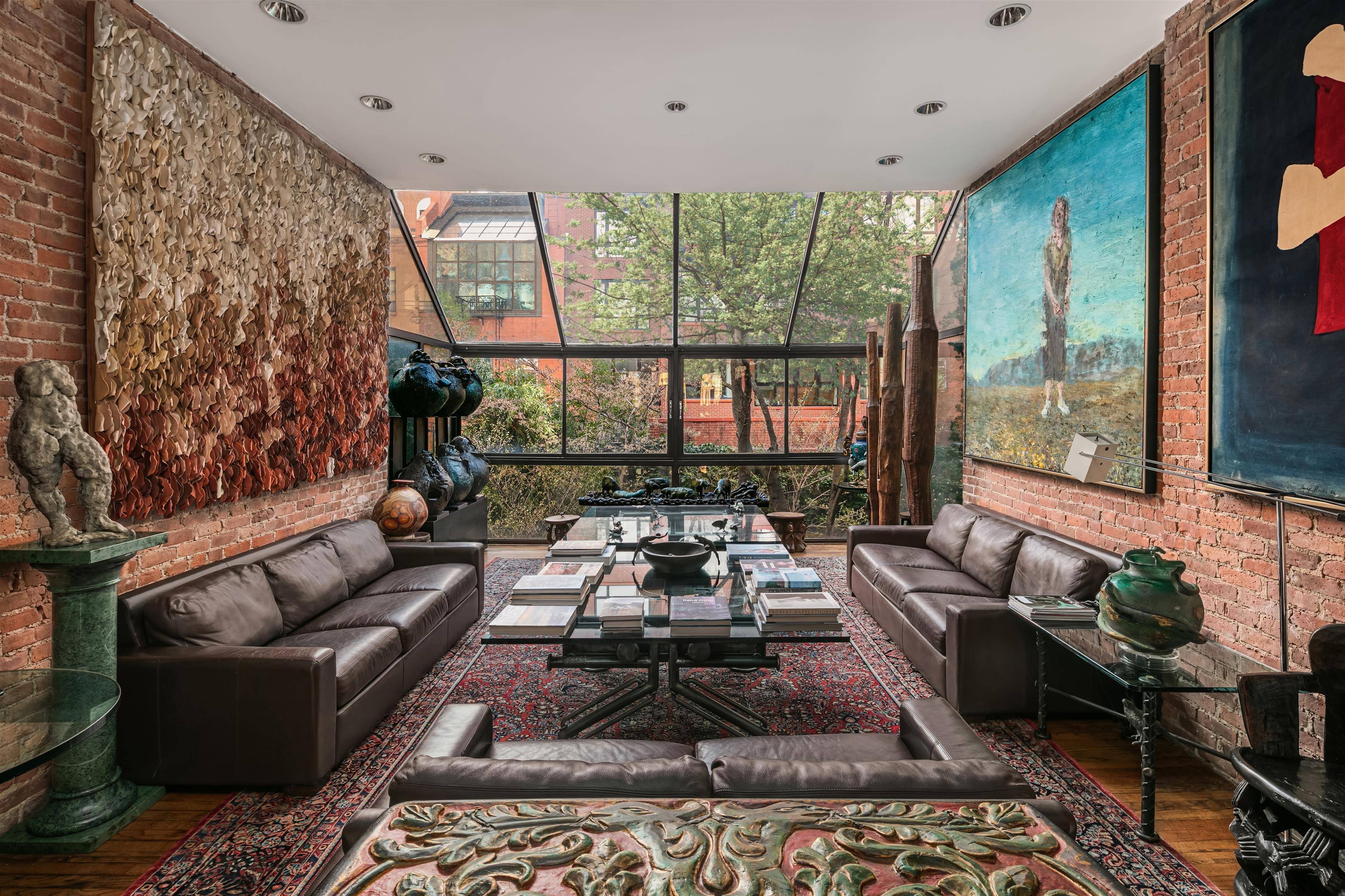 178 East 75th Street is an iconic home of distinction thoughtfully renovated and curated by renowned international artist, Ilana Goor and her husband.