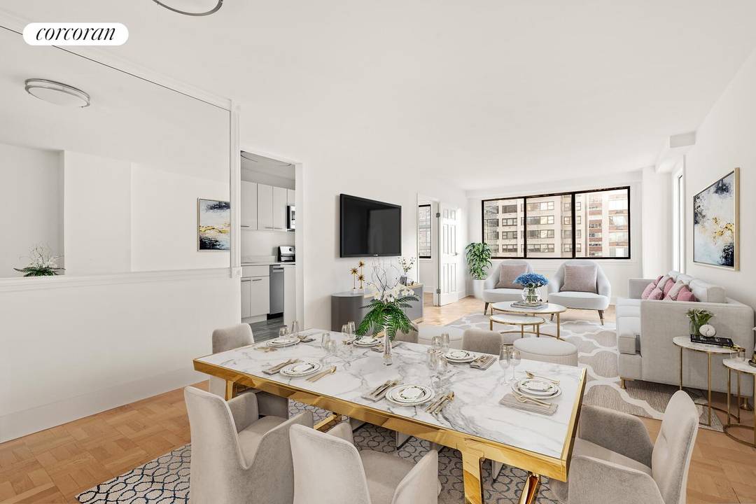 RENOVATED SPONSOR UNIT NO BOARD APPROVAL Junior Four with a large terrace facing South, ideally located on a quintessential tree lined street on a quiet Upper East Side block.