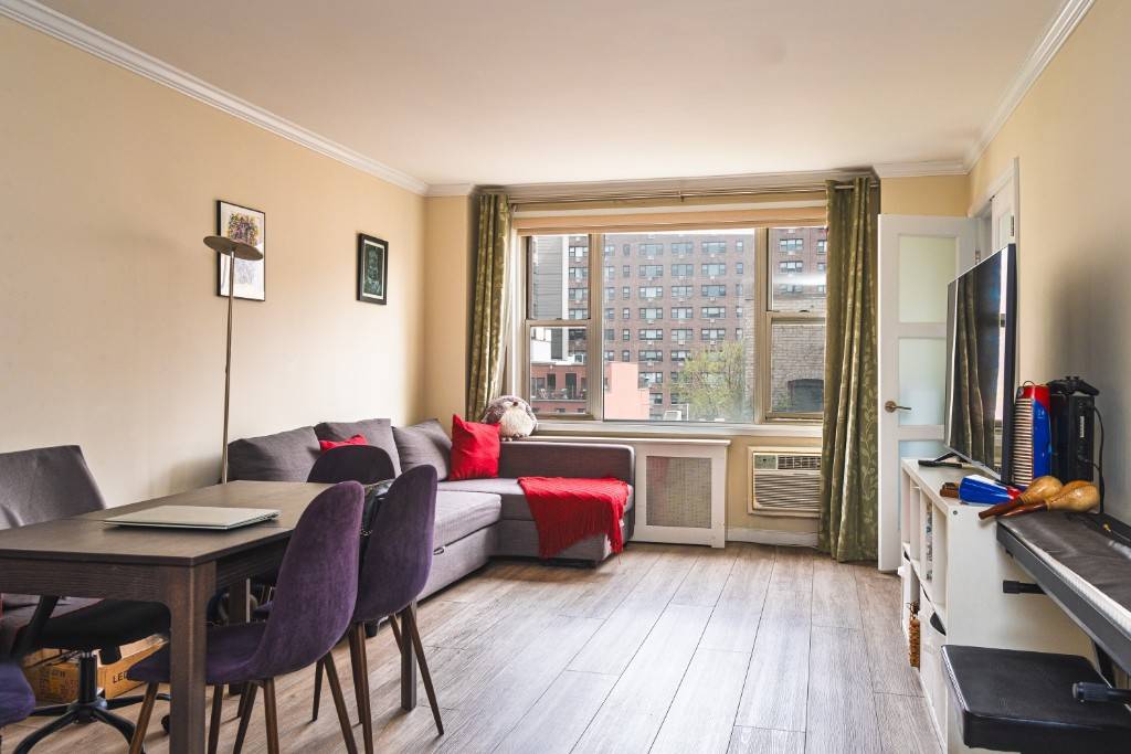 Live in a bright, quiet, gut renovated one bedroom with unobstructed views !