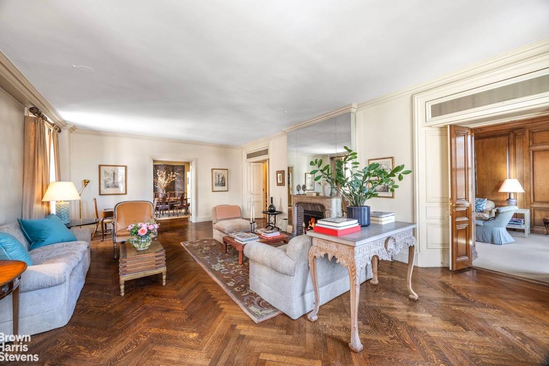 Located in a highly coveted prewar cooperative in the heart of Sutton Place, this exceptional ten room, full floor residence offers unparalleled elegance, expansive living spaces, and an abundance of ...