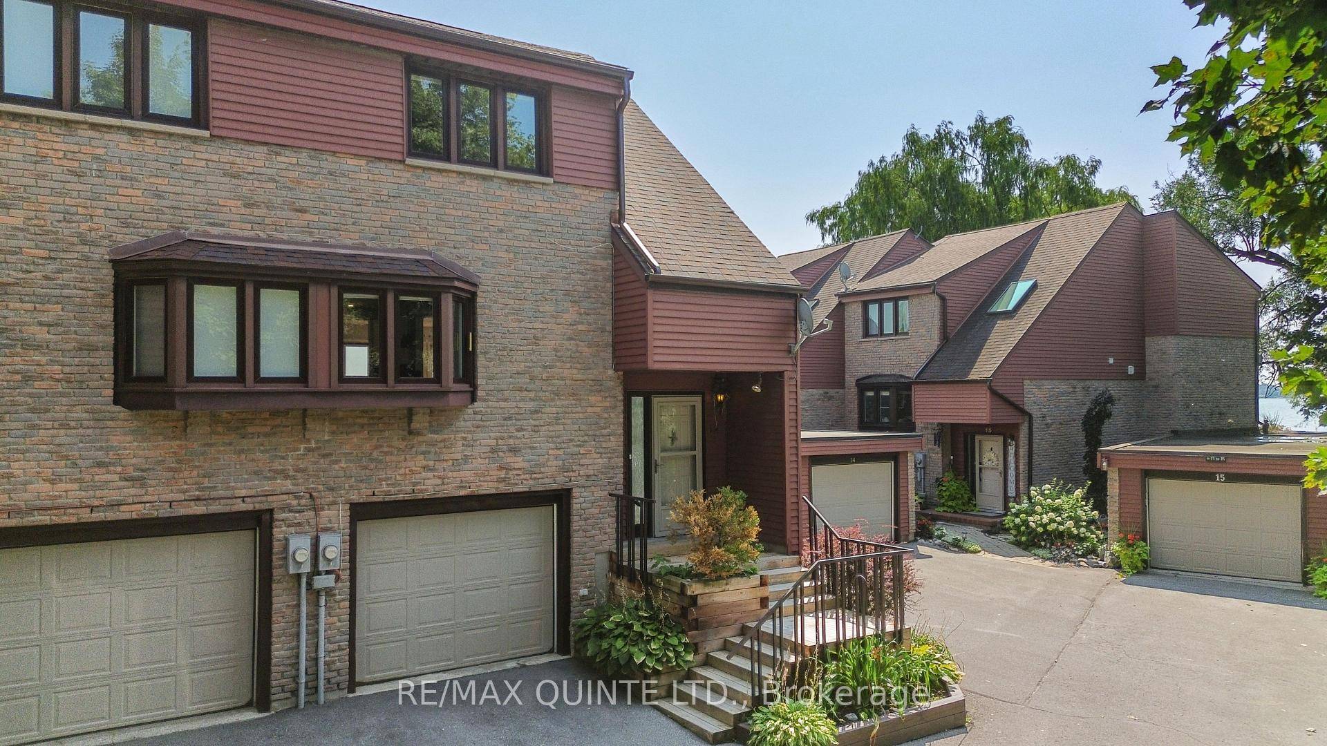 Waterfront access and located directly across from the Bay of Quinte Golf Club, this condo townhome offers an active lifestyle at an incredible value !