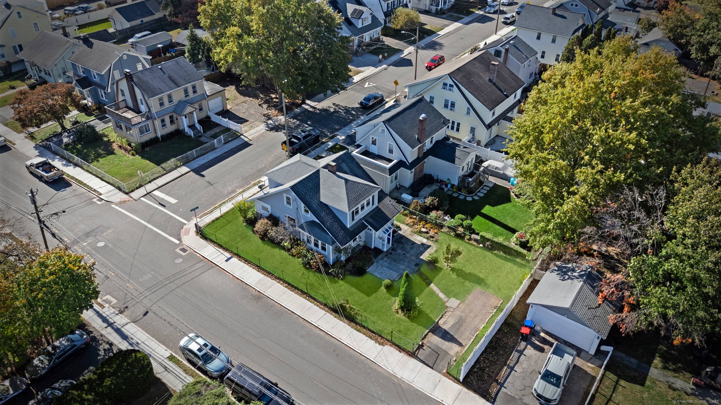 Spacious and bright Bungalow style home on a corner lot in Norwalk.