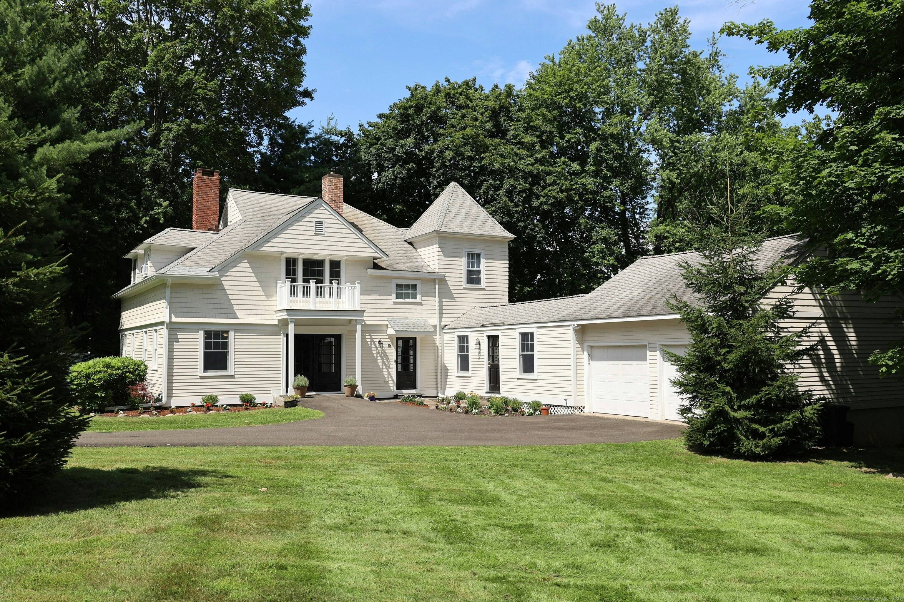 Turn of the century storied home, built as the carriage house for Nathan Lounsbury's neighboring Queen Anne estate known as the Tower Cottage, where a young Jackie Bouvier Kennedy was ...
