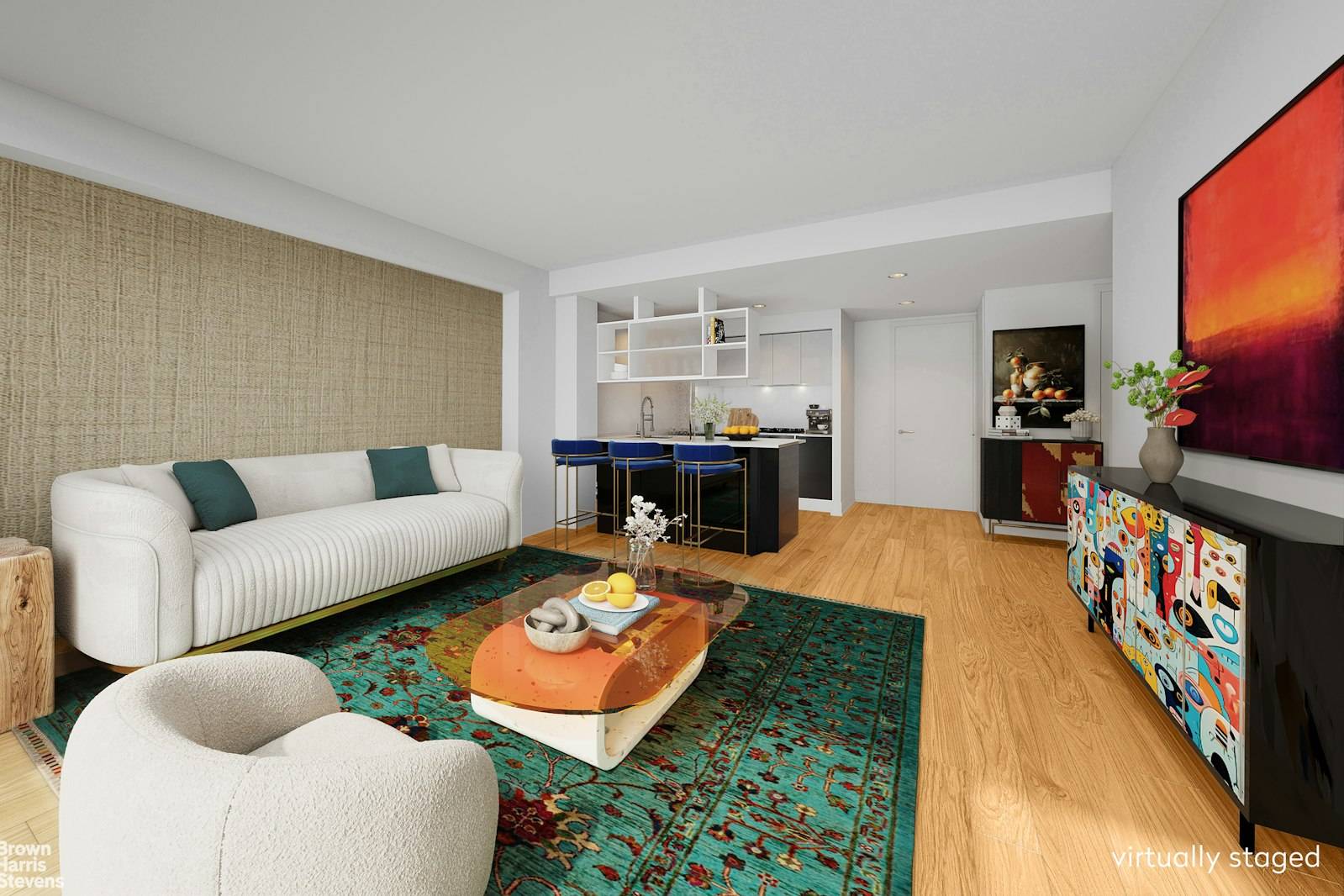 High floor one bedroom with stunning South facing views.