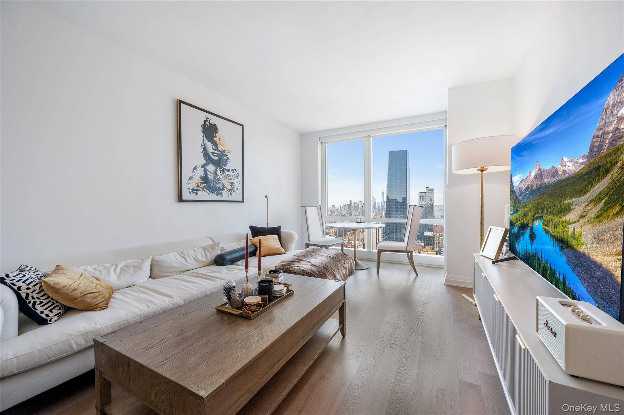 Perched on the 57th floor of MiMA, Residence 57G is a stunning one bedroom, one bath home that captures the essence of Manhattan luxury living.