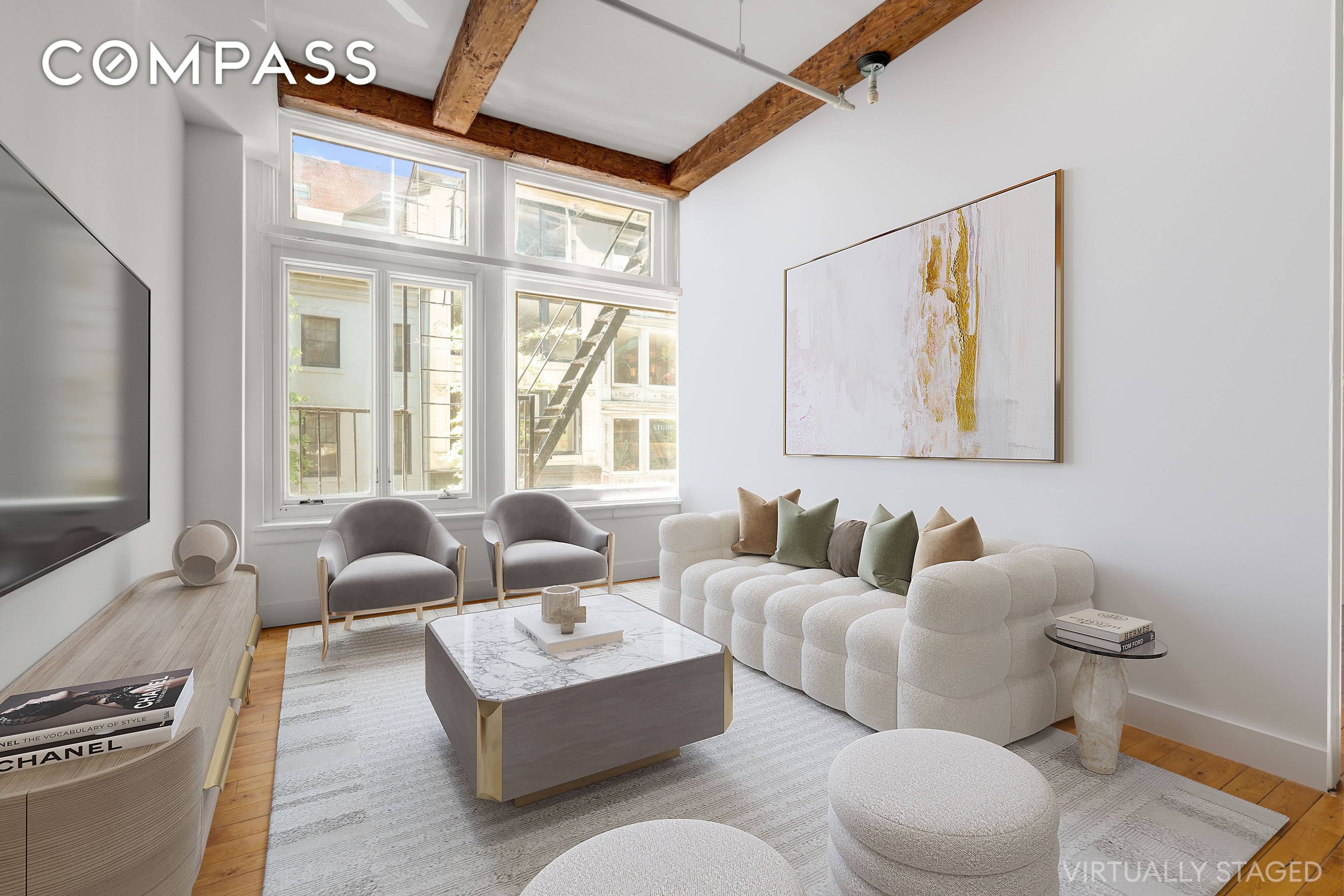 Welcome to 145 Spring Street, Unit 2B ; an expansive and breathtaking 3 bed 2 bath in the heart of SoHo.